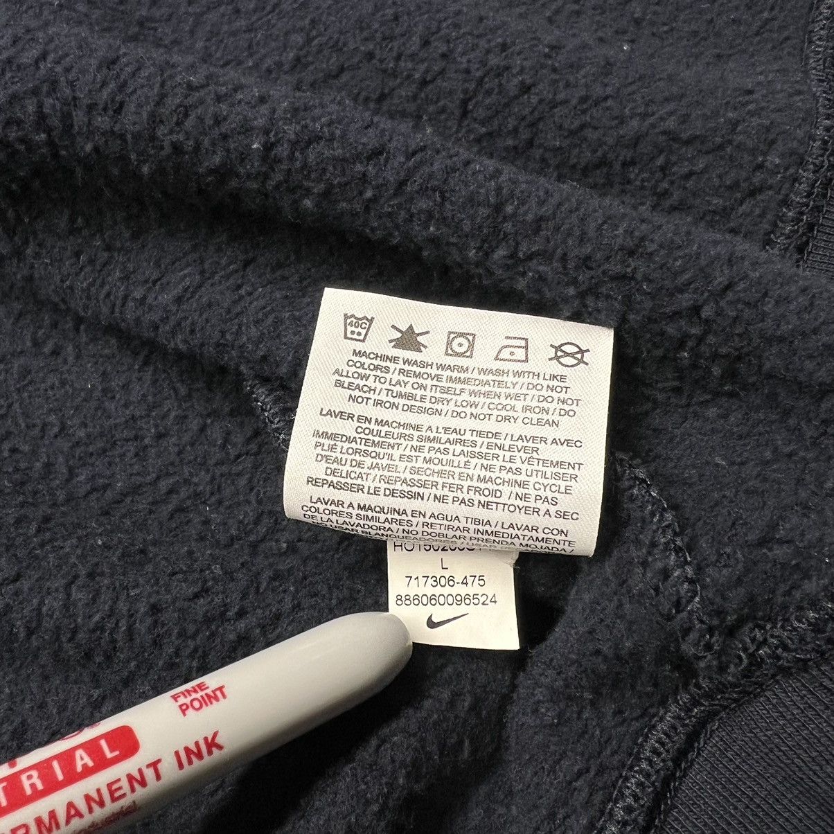 Nike Nike Hoodie Sweatshirt Blue Full Zip Athletic Logo Navy Y2K Size US L / EU 52-54 / 3 - 9 Thumbnail