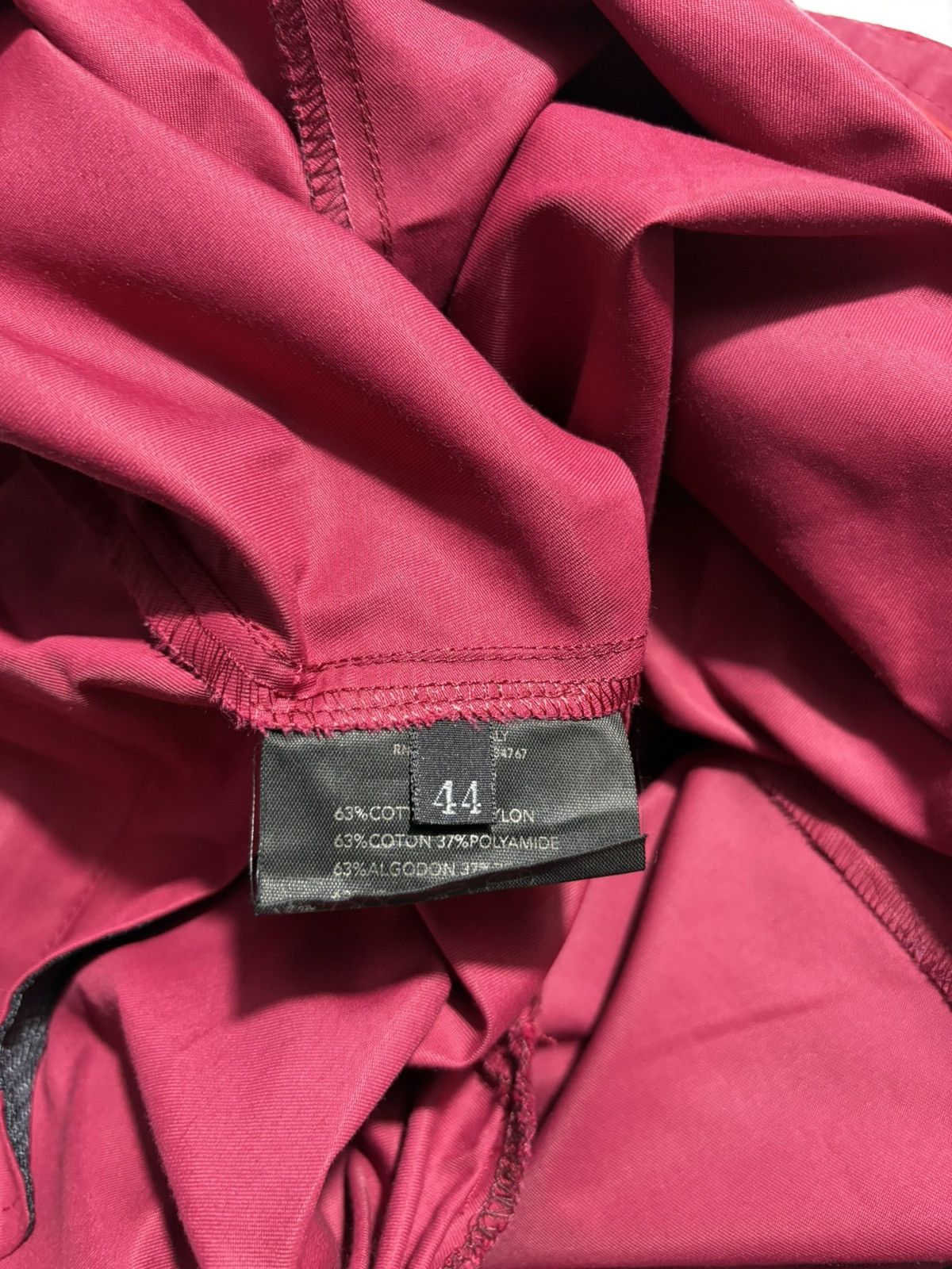 Prada PRADA 2000’s RED NYLON PANTS Size 30" / US 8 / IT 44 - 7 Thumbnail