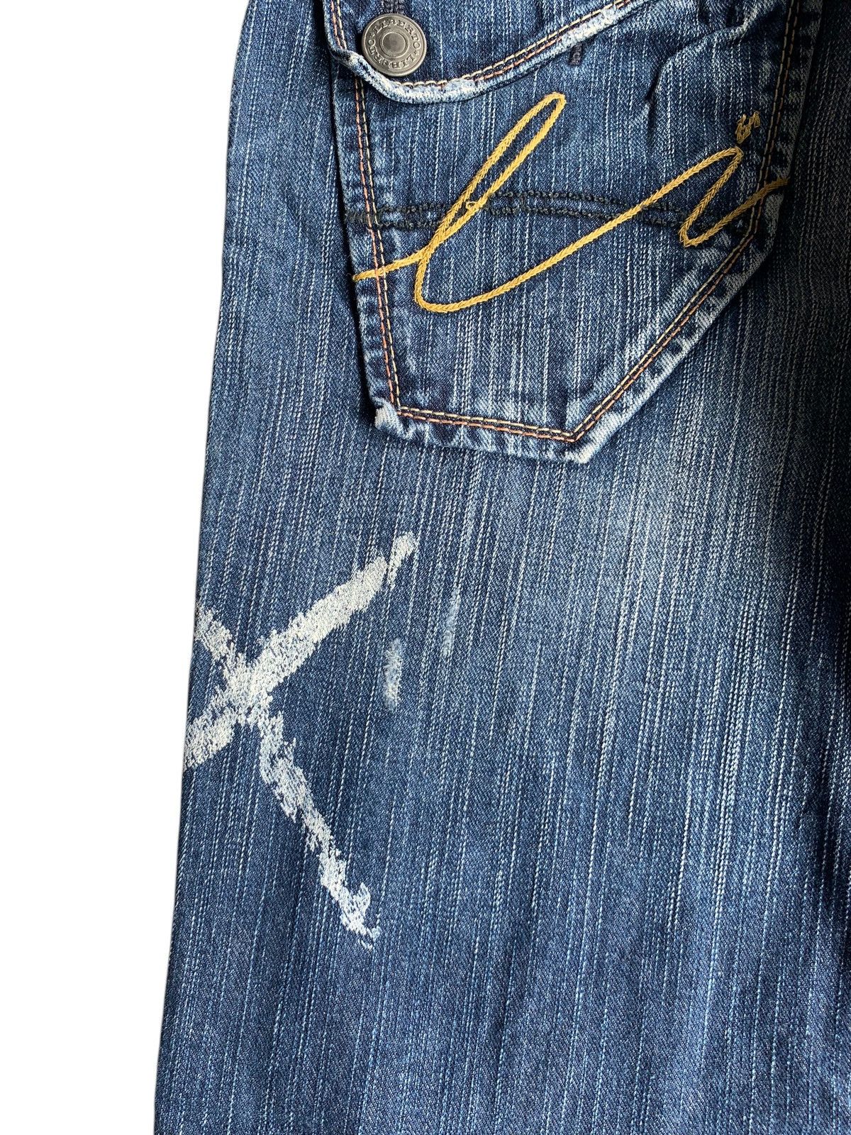 FLARE💥 LIBERTO PUNK STYLE RUSTY&FADED DISTRESSED DENIM🎌