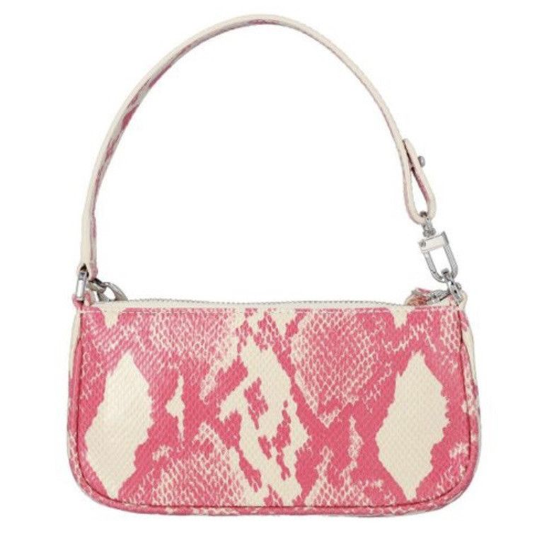 By Far BY FAR Pink Rachel Mini Leather Shoulder Bag Size ONE SIZE - 2 Thumbnail