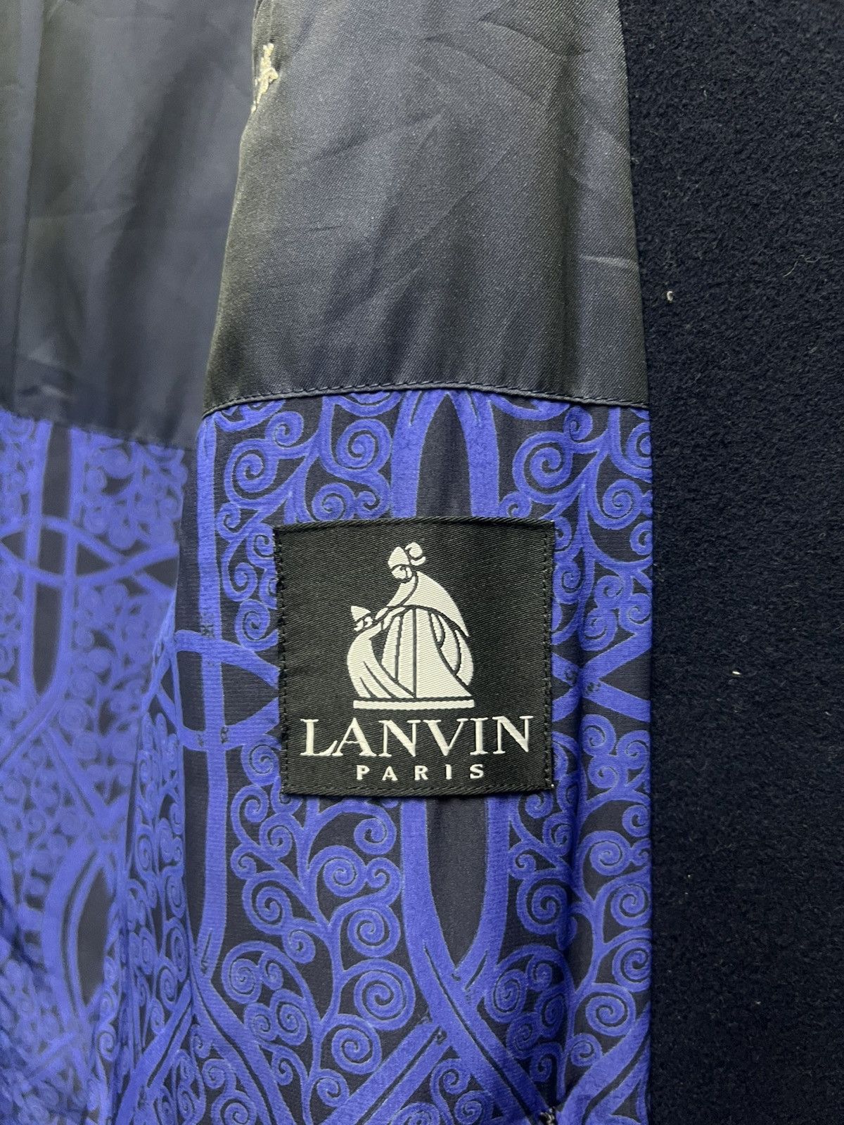 Lanvin Lanvin Paris Wool Long Coat Double Breast Size US XL / EU 56 / 4 - 11 Thumbnail