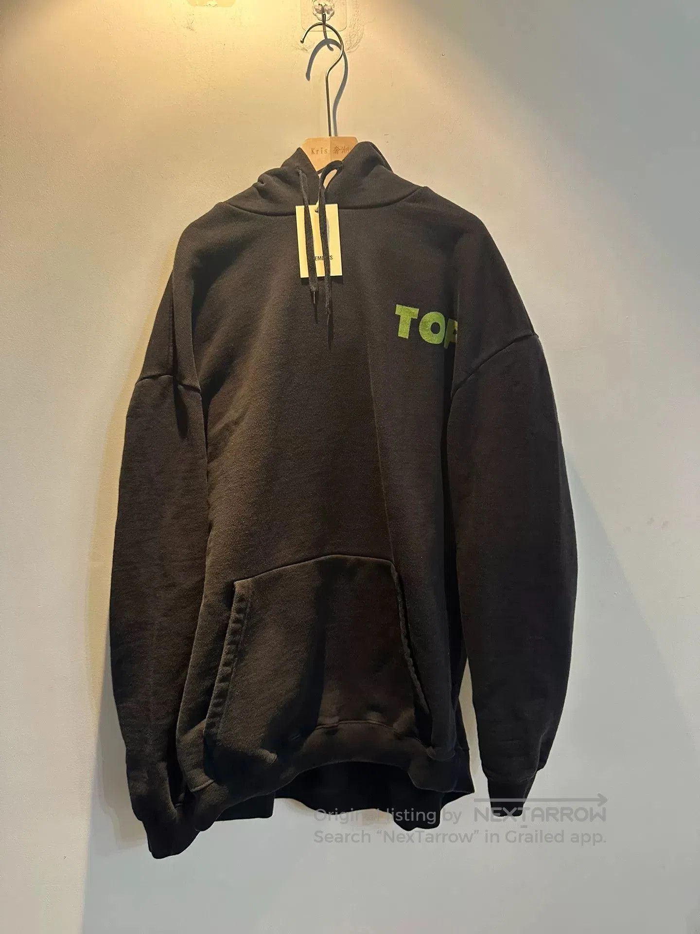 Vetements vetements black hoodie with green details. Size US M / EU 48-50 / 2 - 1 Thumbnail