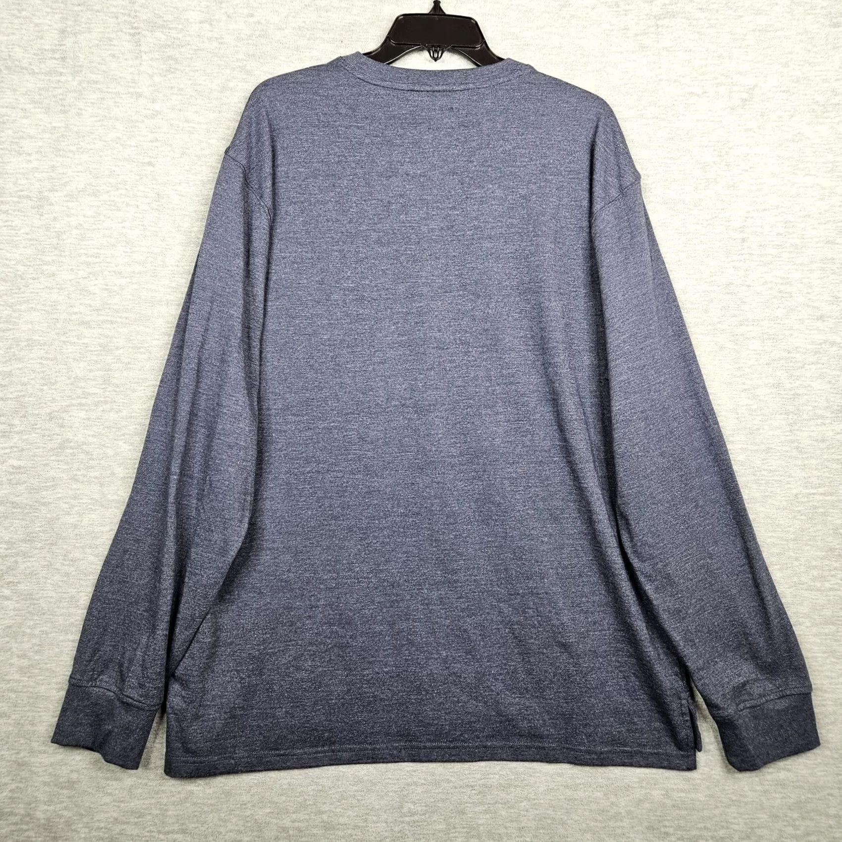 Vintage Woolrich The Green Label Collection Men's Blue Long Sleeve Pocket Tee Sz L Shirt Regular Mens Crew Neck Pocket Tee Blue Woolrich Shirt L Mens Size US L / EU 52-54 / 3 - 2 Thumbnail