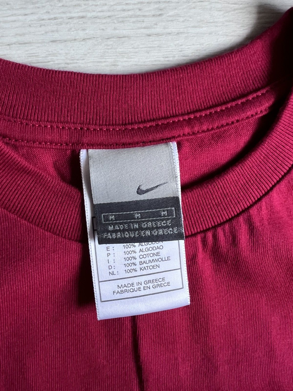 Nike Vintage Nike tshirt made in greece Size M / US 6-8 / IT 42-44 - 4 Thumbnail