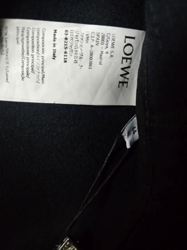 Loewe Loewe Woolen sheepskin men's overcoat Size US S / EU 44-46 / 1 - 7 Thumbnail