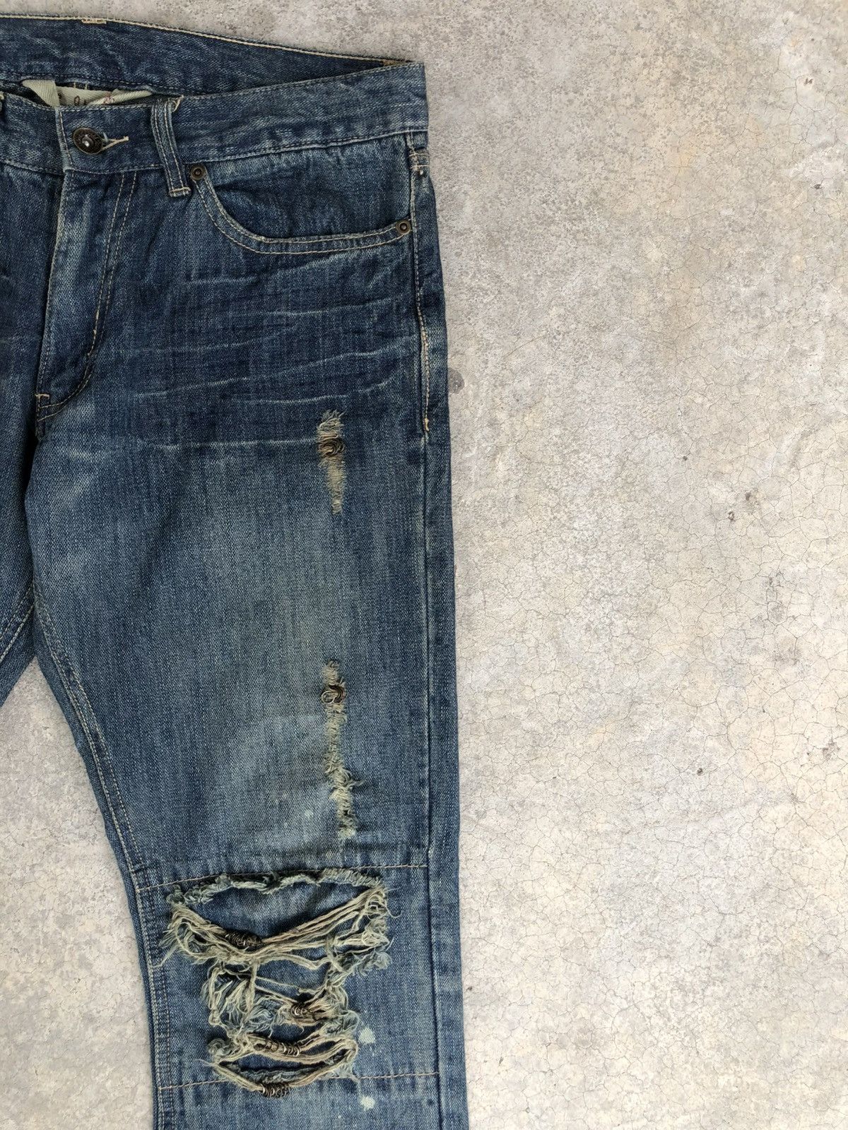 Who Decides War Gumu Flared Bootcut Jeans Distressed Jeans Size US 31 - 5 Thumbnail