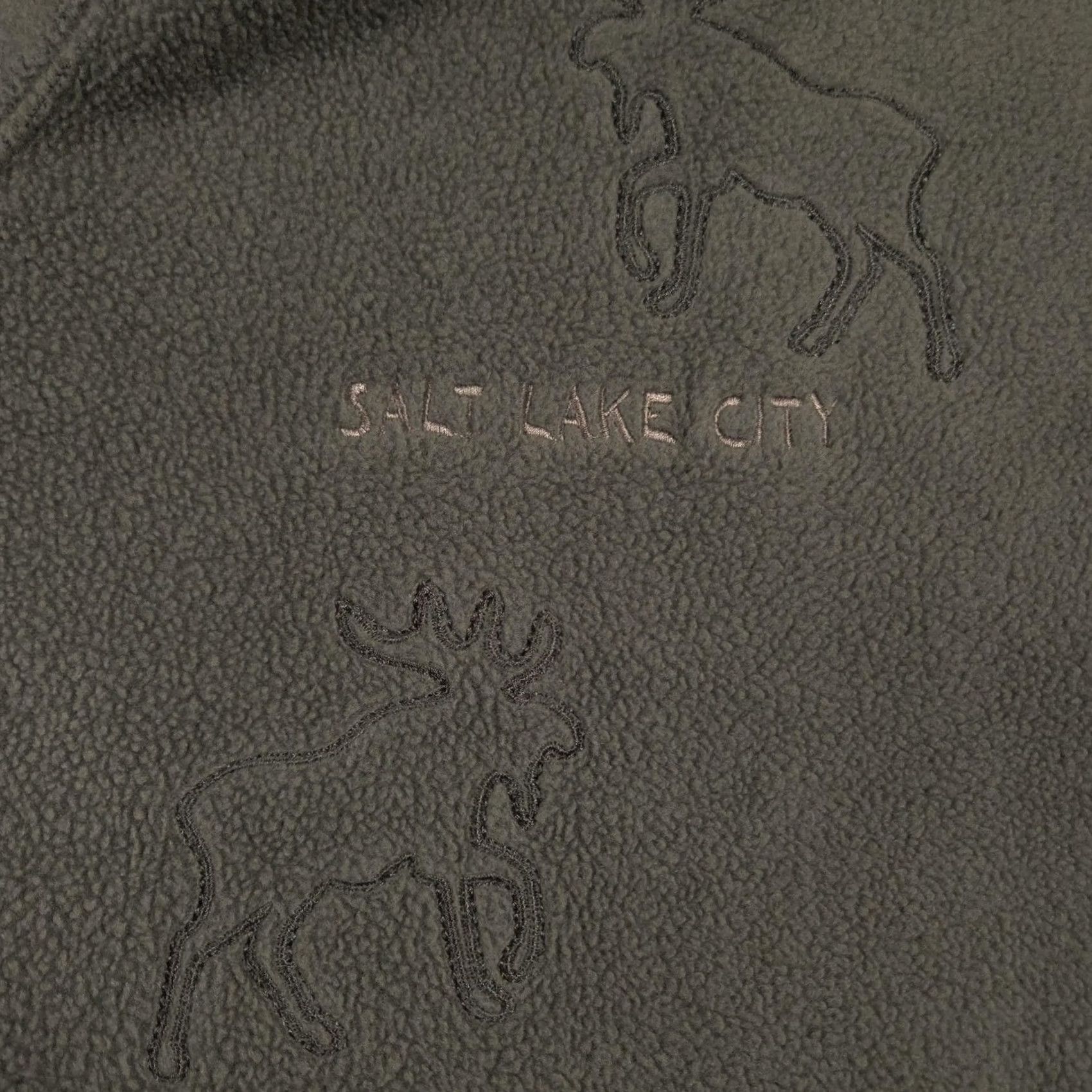 Vintage VINTAGE Arctic Image Fleece Pullover Mens L Green Moose Salt Lake City Embroidered Size US L / EU 52-54 / 3 - 4 Thumbnail