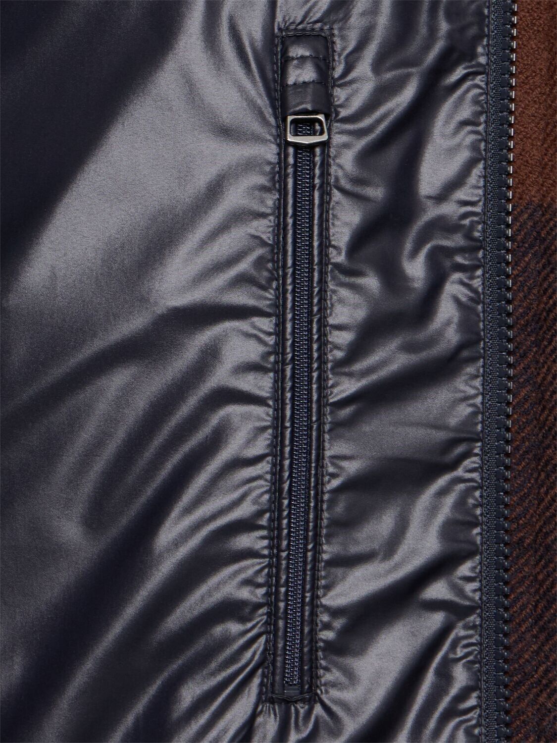 Moncler MONCLER Ladurns $3500 Blue/Brown Wool Down Jacket New 2 Size US M / EU 48-50 / 2 - 4 Thumbnail