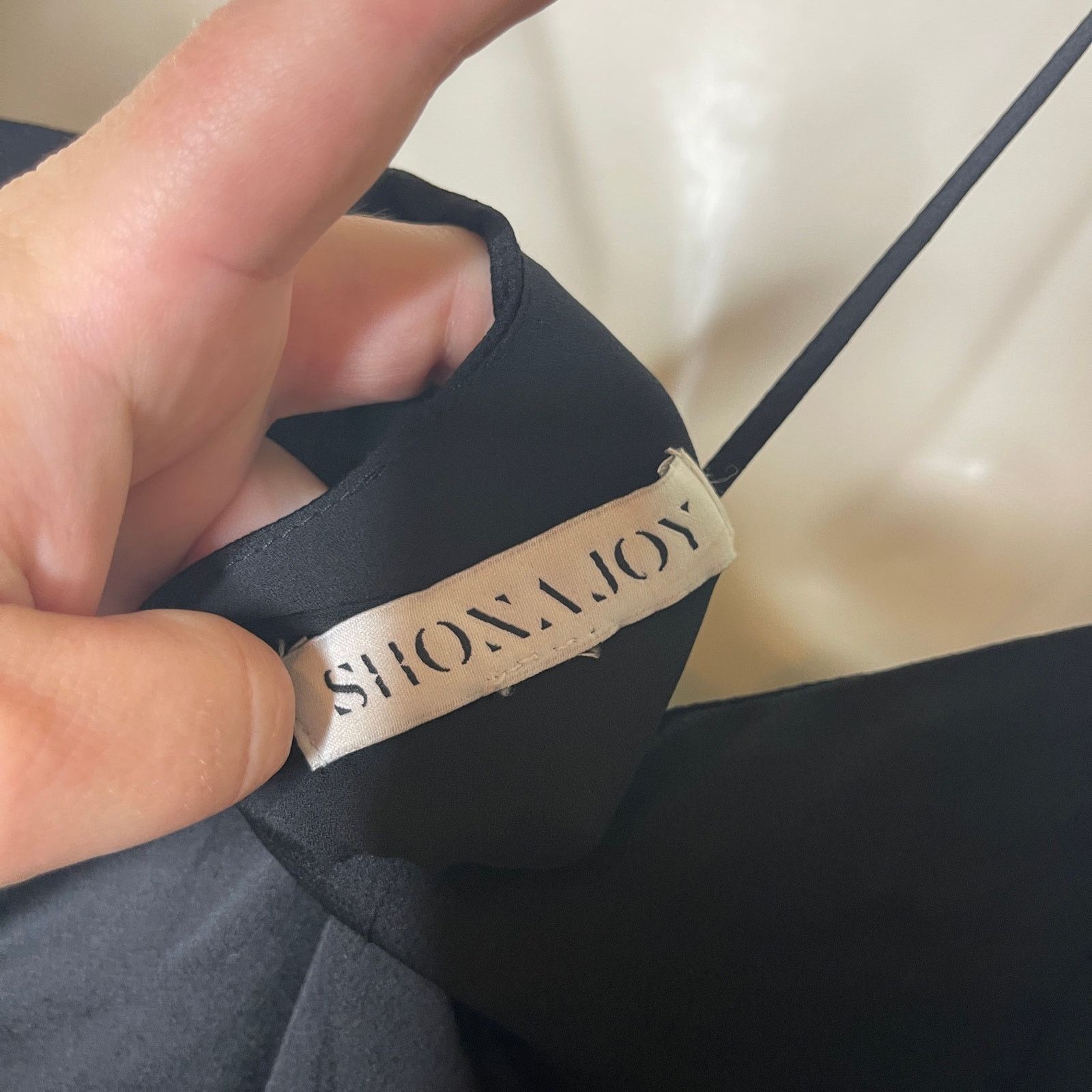 Shona Joy Shona Joy Black Luxe Bias Frill Wrap MIDI Dress sz 4 Size S / US 4 / IT 40 - 3 Thumbnail