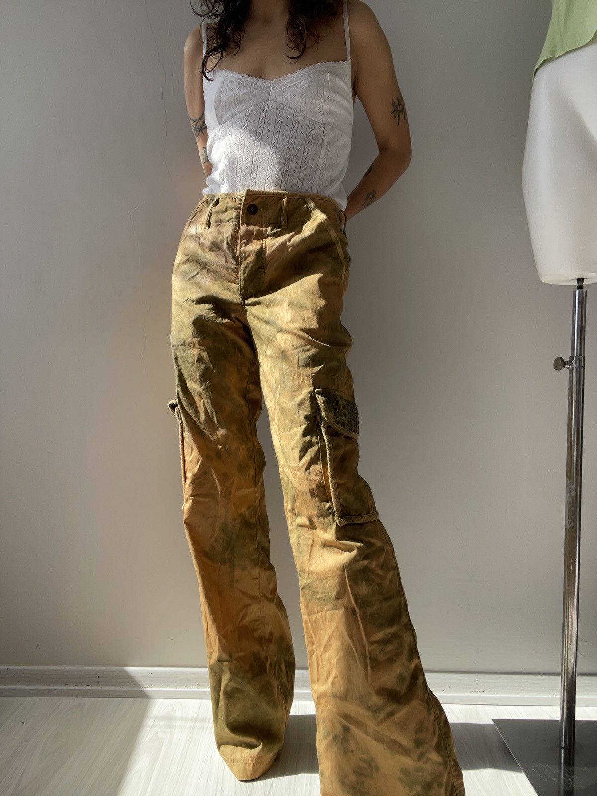 パンツ RACERWORLDWIDE DollCore Flared Wax Jeans Doll Core Flared Wax Jeans – Racer Worldwide