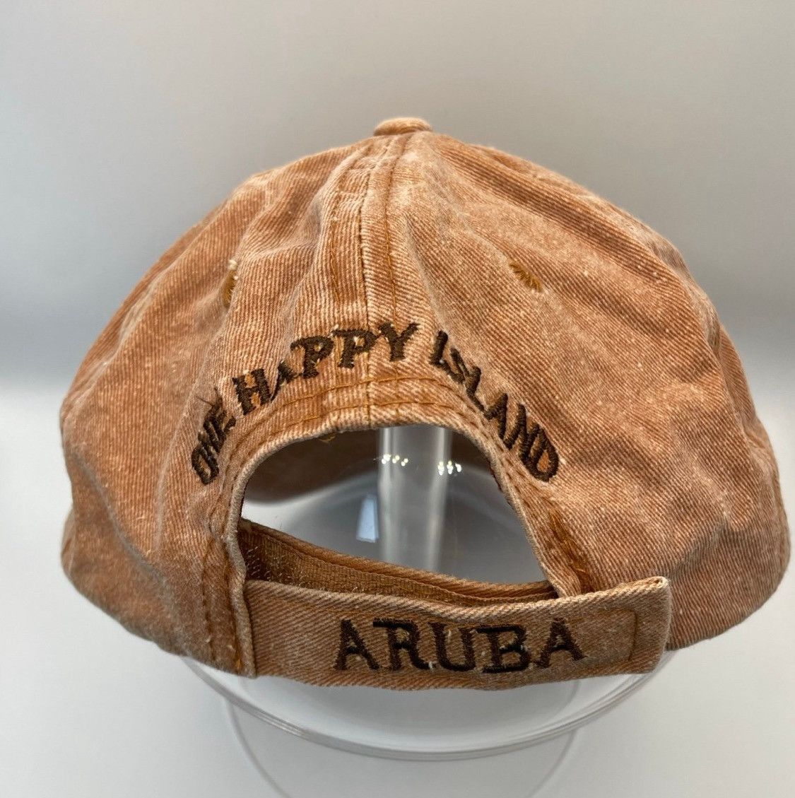 Other ARUBA “One Happy Island” Distressed Cap EST. 1499 Adjustable Size ONE SIZE - 7 Thumbnail