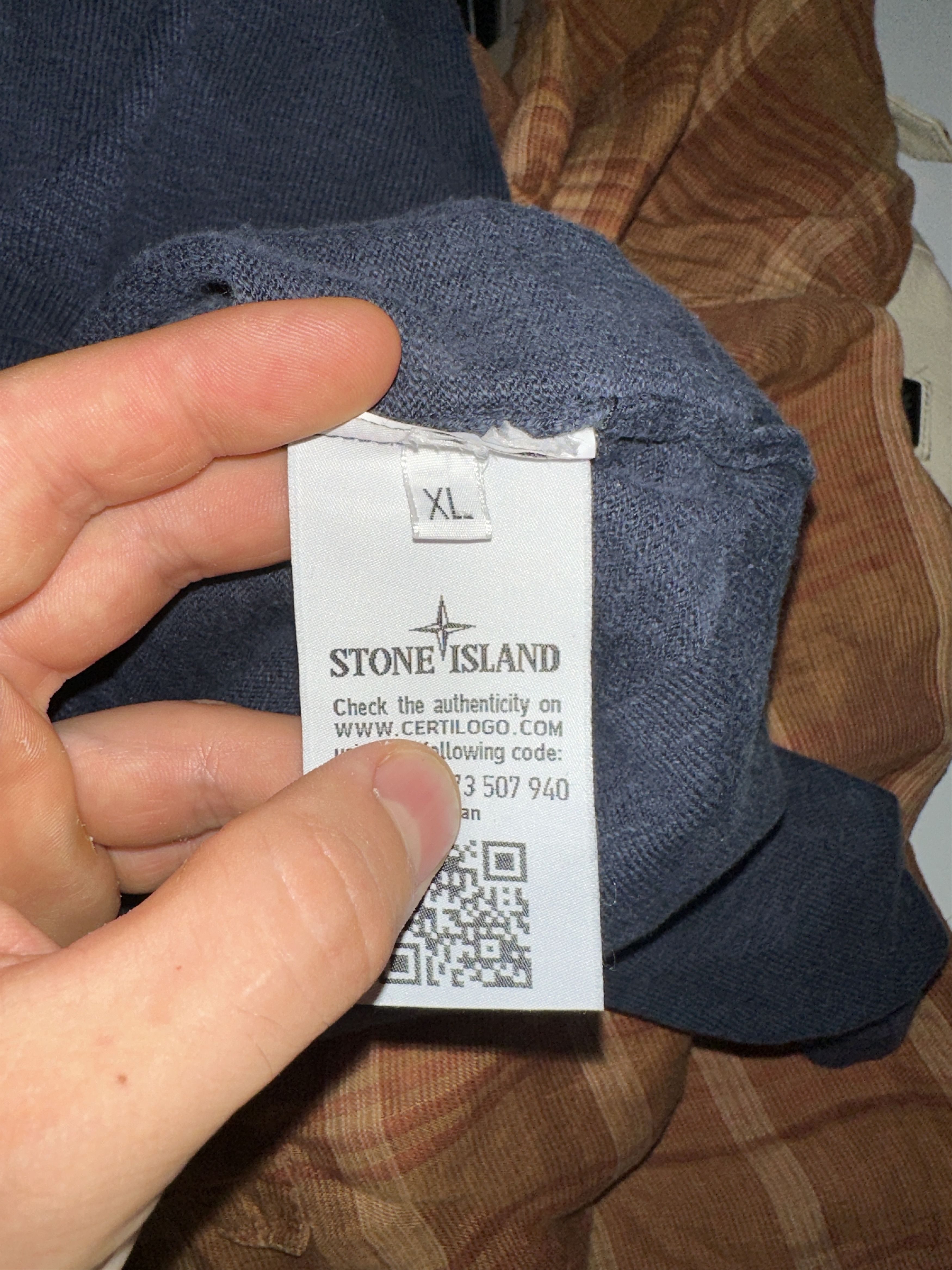 Stone Island Stone Island Light Pullover V-Neck Sweater Size XL Size US XL / EU 56 / 4 - 13 Thumbnail