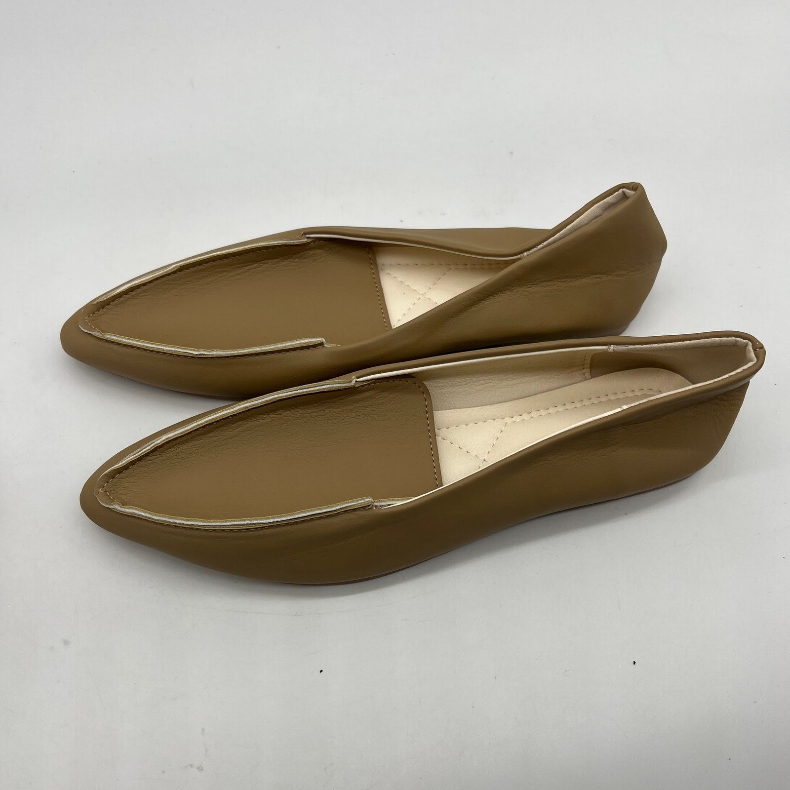 Other Women Casual Shoes Flat Bottom Pointed Lightweight Brown Size US 9.5 / IT 39.5 - 3 Thumbnail