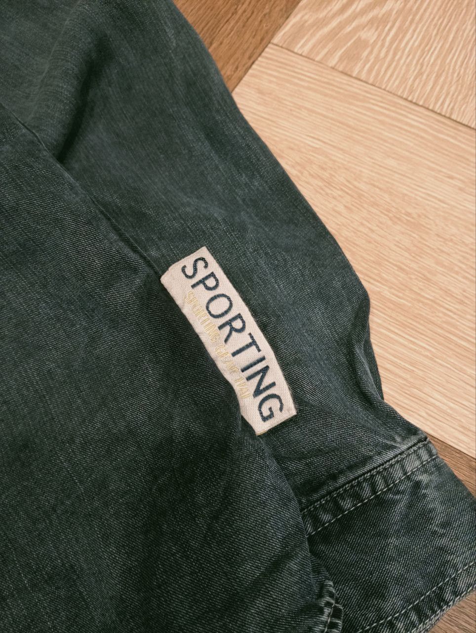 Issey Miyake VINTAGE HAI SPORTING GEAR HALF BUTTON DENIM SHIRT Size M / US 6-8 / IT 42-44 - 3 Thumbnail