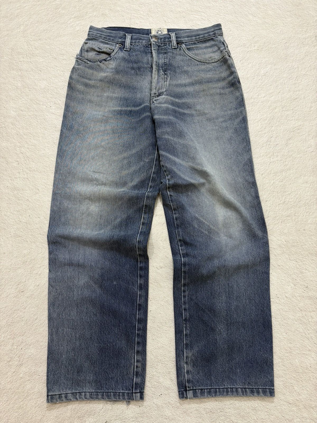 Kapital 90s Ice berg destroy wash denim y2k style Size US 30 / EU 46 - 1 Thumbnail