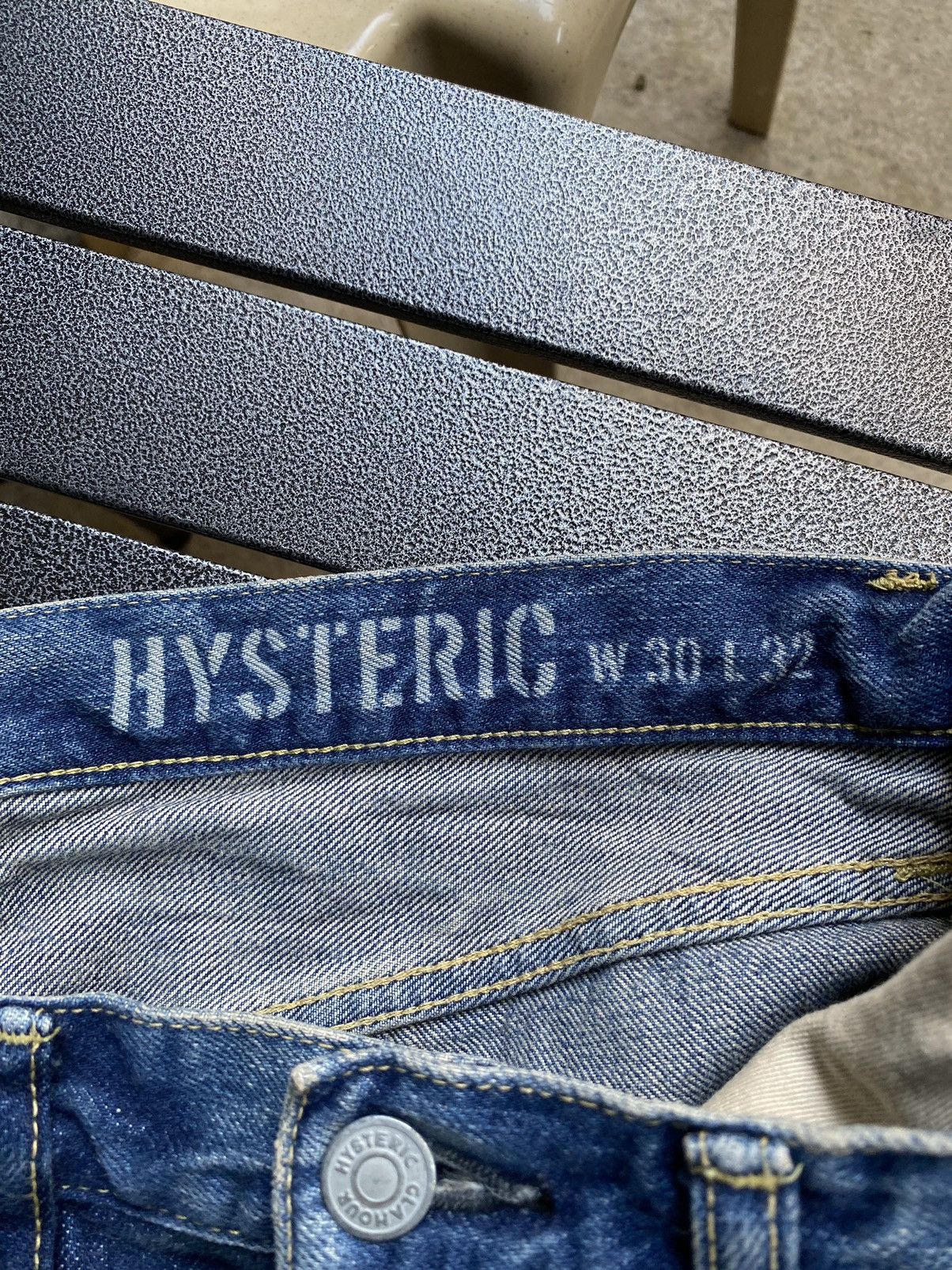 Hysteric Glamour Ripped Selvedge Jeans Size US 30 / EU 46 - 16 Thumbnail