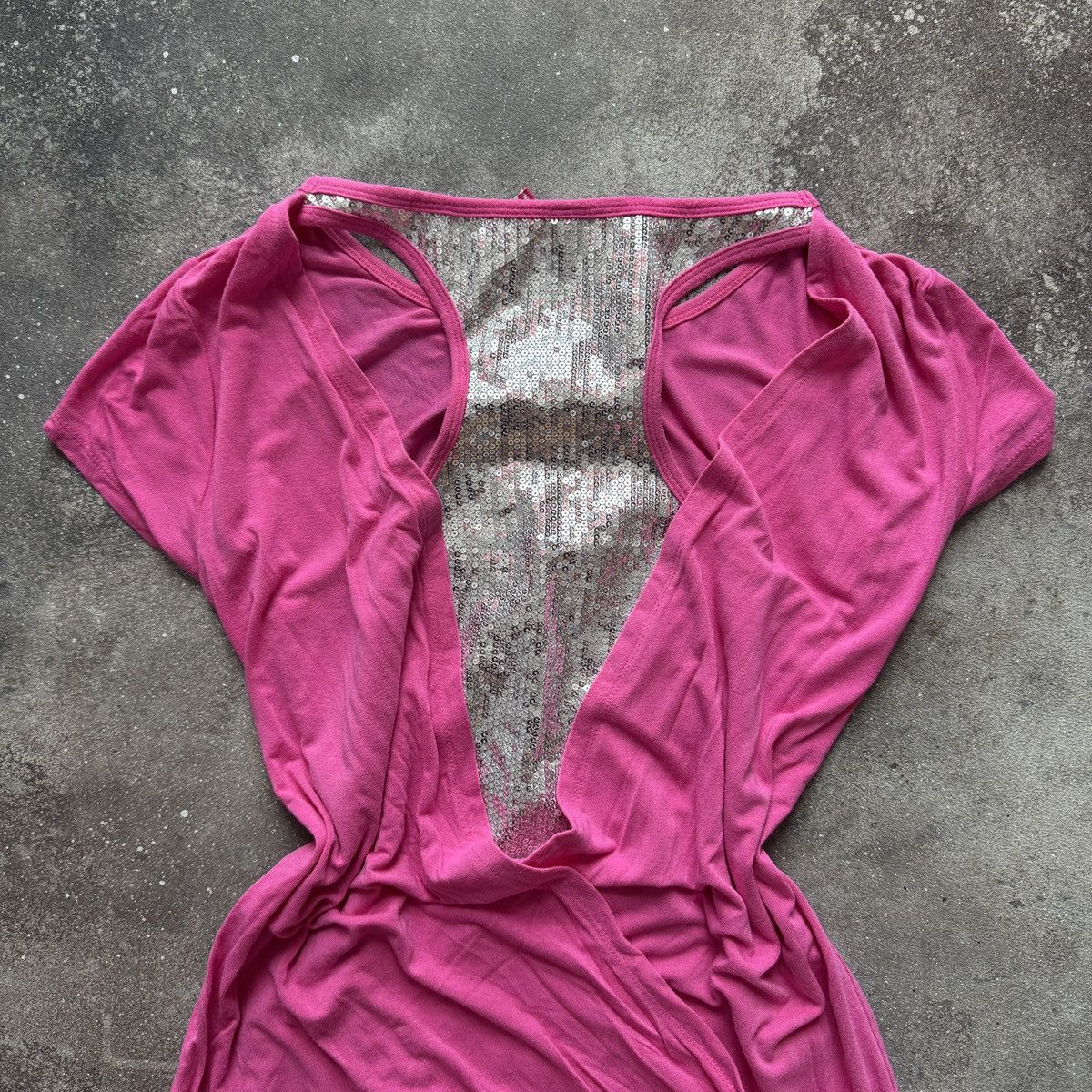 Hysteric Glamour 2000’s Aesthetic Y2K Grunge Glam Open Back Club T-Shirt Size M / US 6-8 / IT 42-44 - 3 Thumbnail
