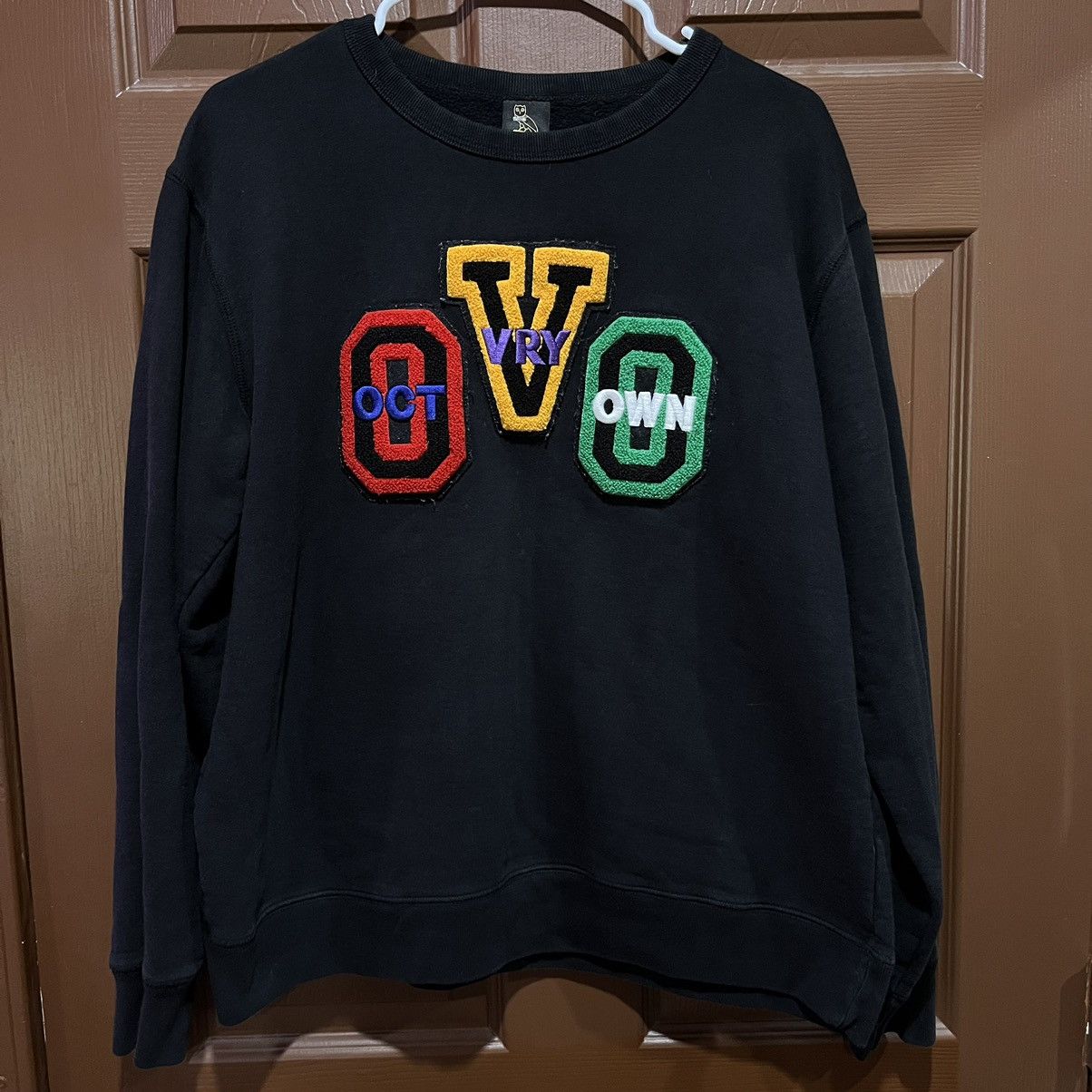 Octobers Very Own Drake OVO Octobers Very Own Chenille Sweatshirt | Grailed