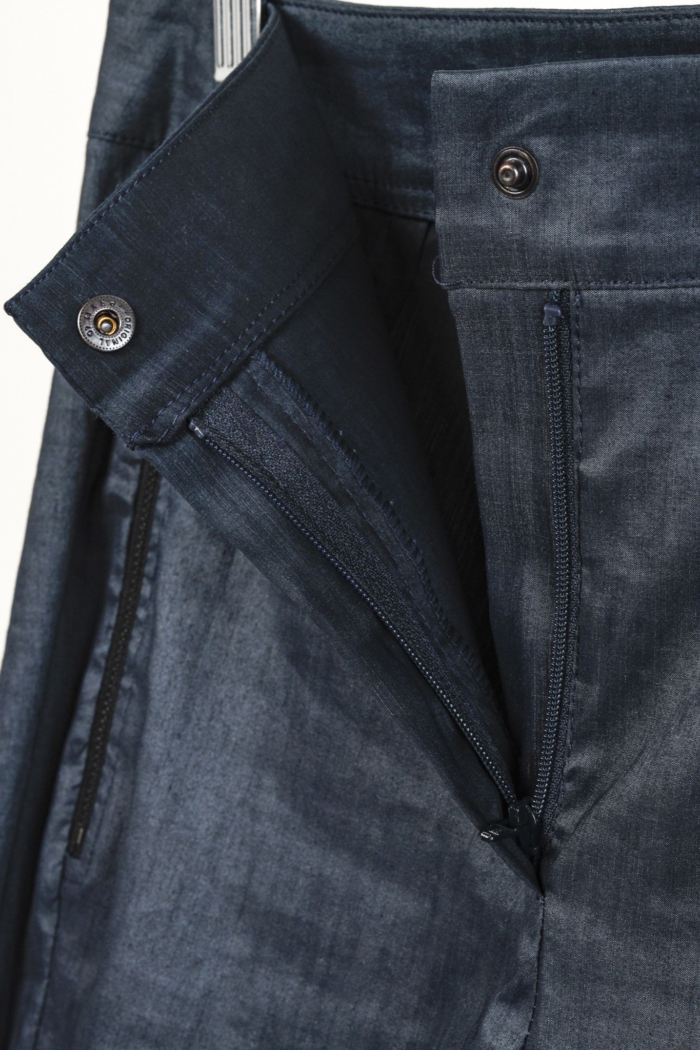 Sarah Pacini Sarah Pacini Navy Linen Tech Pant Size 29" - 9 Thumbnail