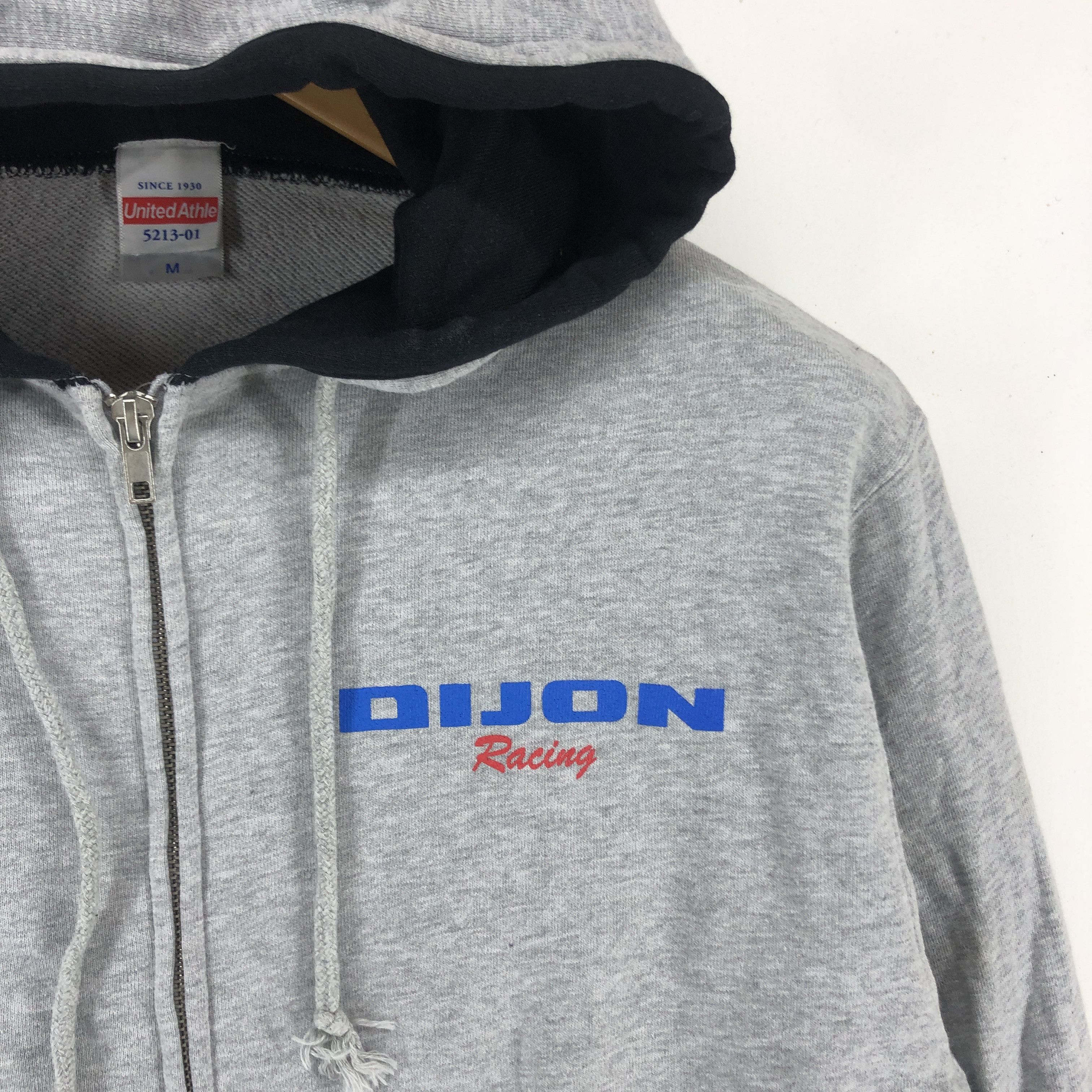Japanese Brand DIJON RACING Zipper Hoodie #0978-33 Size US M / EU 48-50 / 2 - 4 Thumbnail