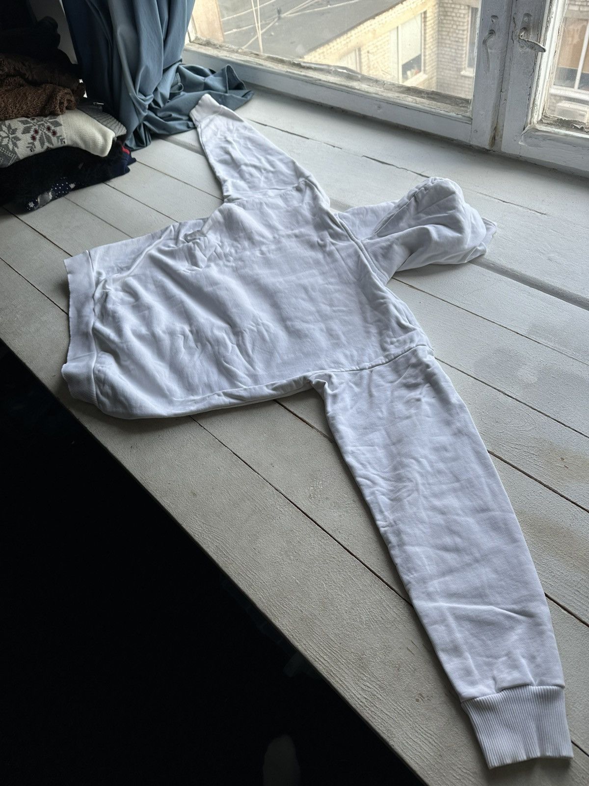 Diesel 🚨DIESEL HYPE WHITE HOODIE BIG LOGO BOXY FIT DENIM DIVISION Size US L / EU 52-54 / 3 - 12 Thumbnail
