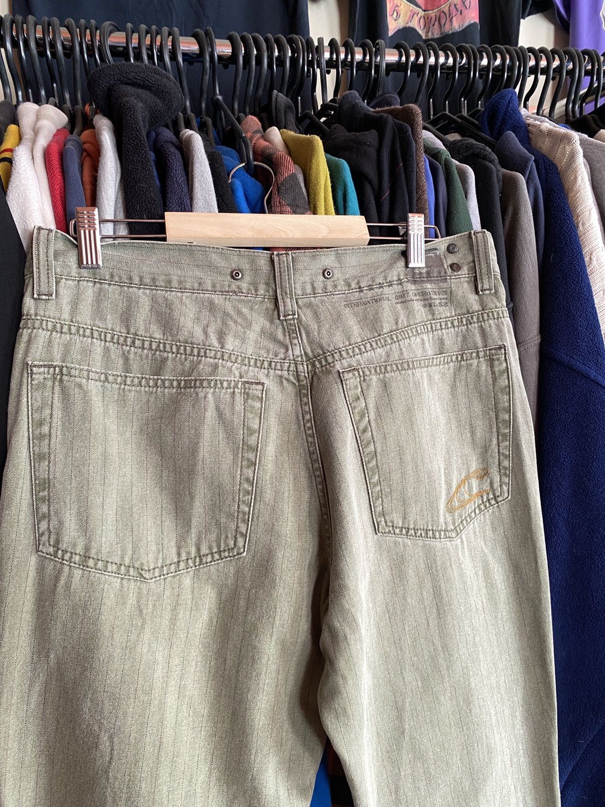 O'Neill VINTAGE ONEILL FLARED DENIM JEANS SURF Y2k Size US 32 / EU 48 - 4 Thumbnail