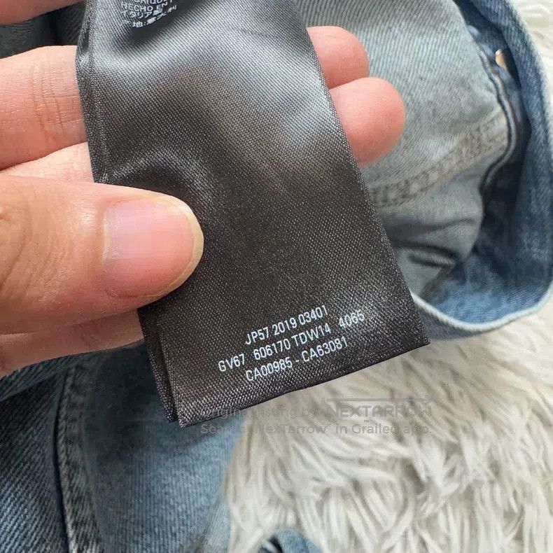 Balenciaga Balenciaga Wheat ear environmental protection denim jacket Size US M / EU 48-50 / 2 - 8 Thumbnail