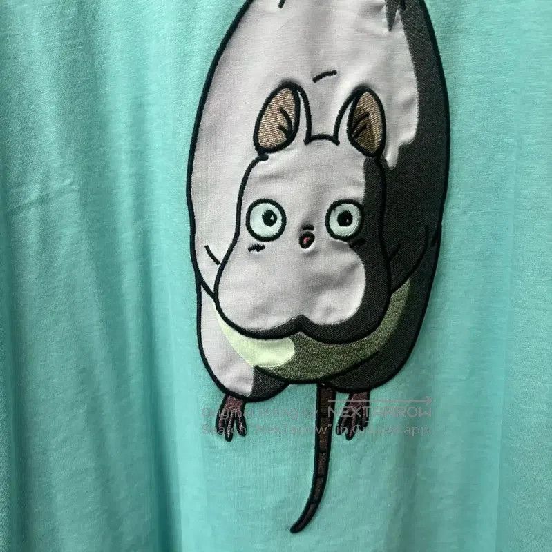 Other Loewe Summer Lake Blue Cotton Embroidered T-Shirt . Size S / US 4 / IT 40 - 4 Thumbnail