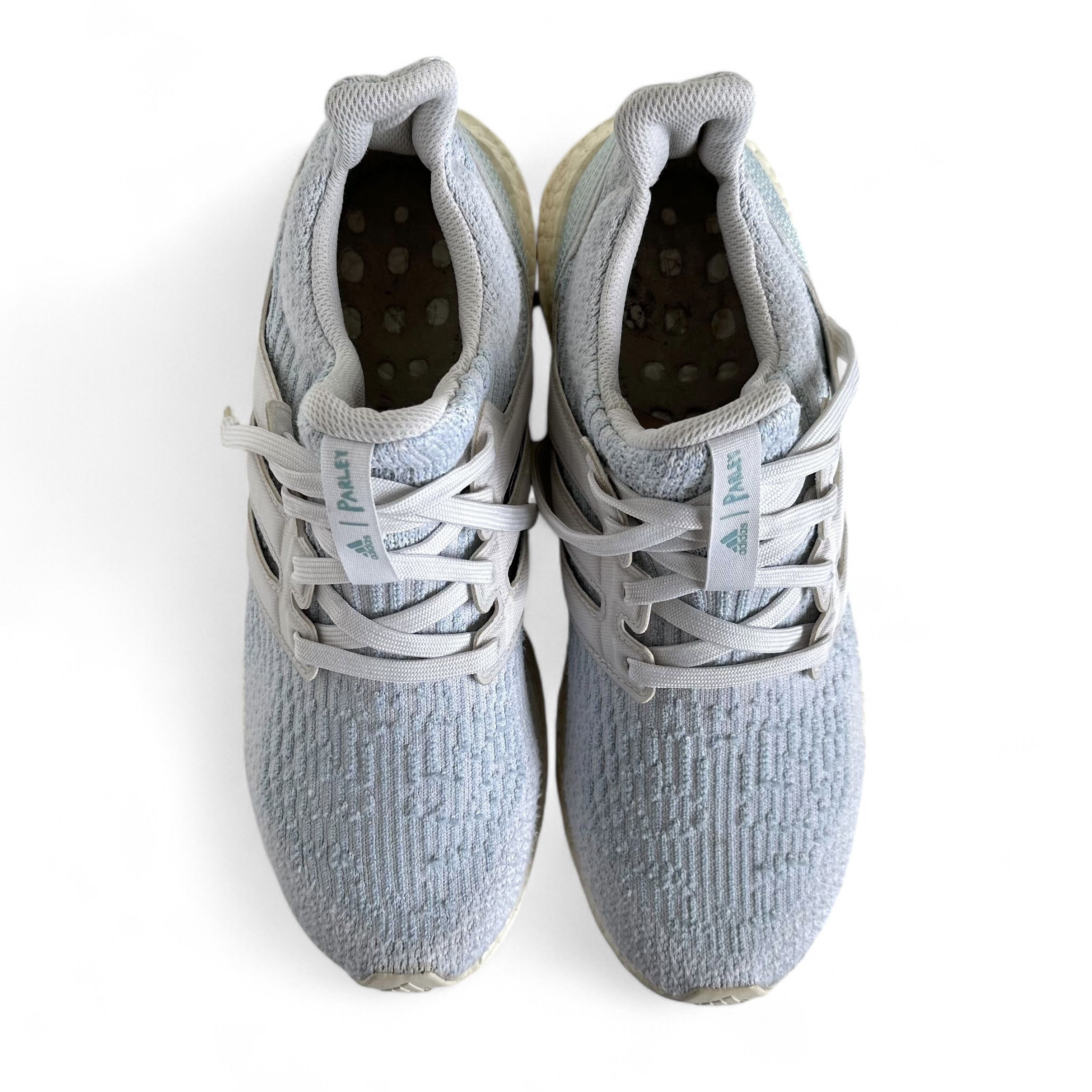 Adidas adidas Performance Ultra Boost Parley "White / Icey Blue" Size US 11 / EU 44 - 4 Thumbnail