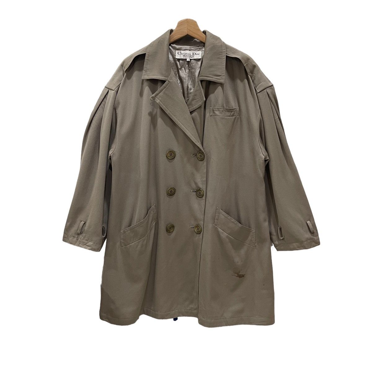 Dior Vintage 80s Christian Dior PRÊT-A-PORTER Trench Coat