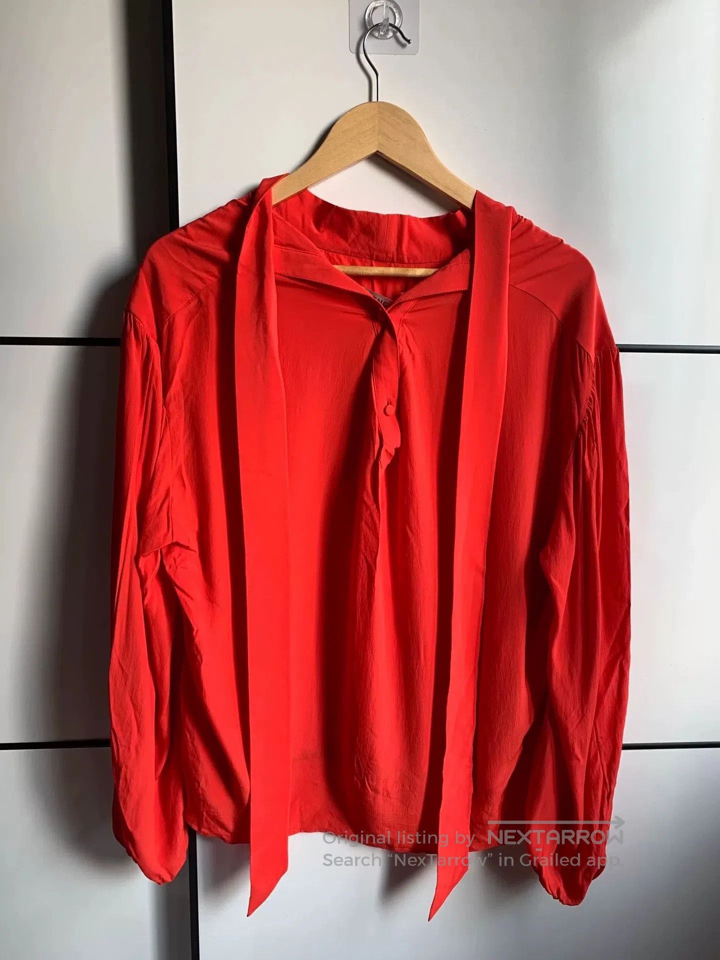 Balenciaga Balenciaga Red Tie. Size US S / EU 44-46 / 1 - 1 Thumbnail