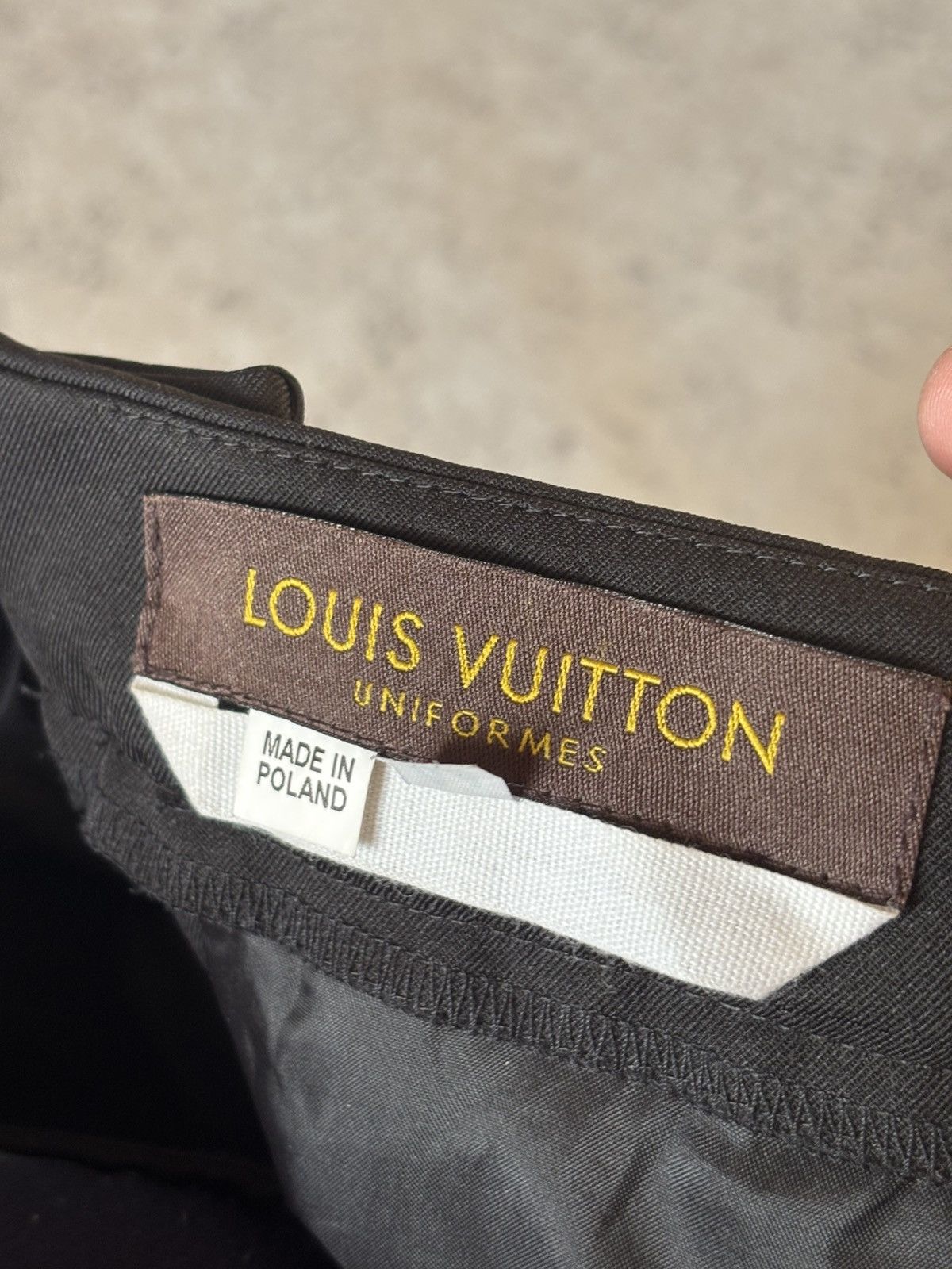 Designer × Louis Vuitton × Vintage VINTAGE LOUIS VUITTON UNIFORMES SKIRT Size 30" / US 8 / IT 44 - 5 Thumbnail