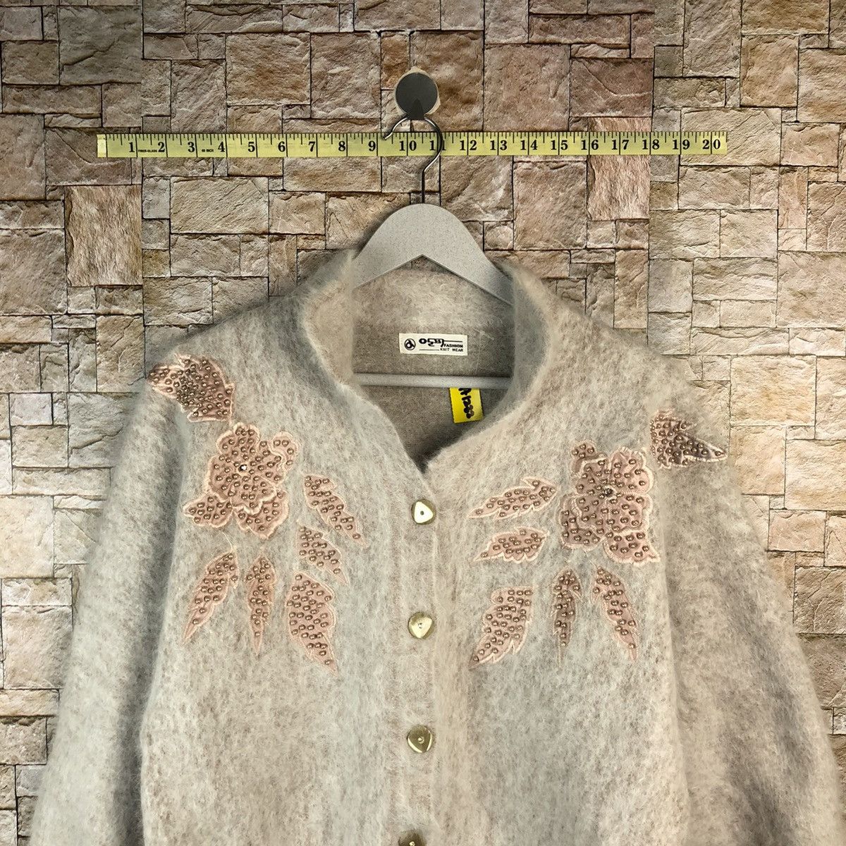 Japanese Brand Japan vintage mohair fur shaggy Cardigan Knitwear #A1232 Size S / US 4 / IT 40 - 2 Thumbnail