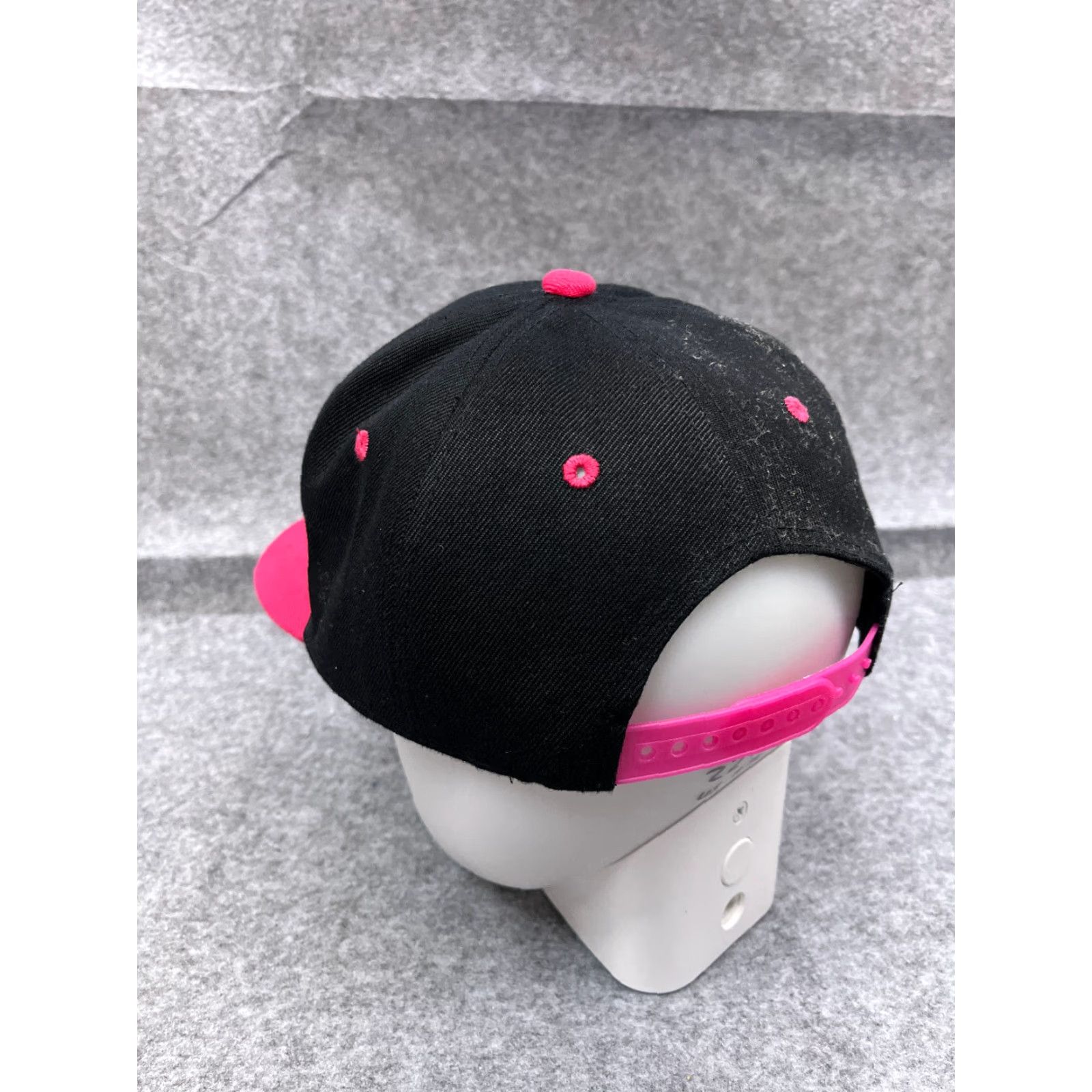 Pinko Leader LOGA Hat Cap Snap Back Womens One Size Black Pink Polyester Floral Pattern Beach Outdoor Hats Men? Wait. Size ONE SIZE - 5 Thumbnail