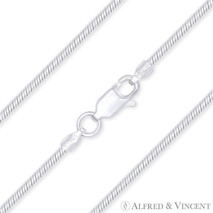Other 1.6mm D-Cut Anchor Chain Necklace in .925 Sterling Silver Size ONE SIZE - 1 Thumbnail
