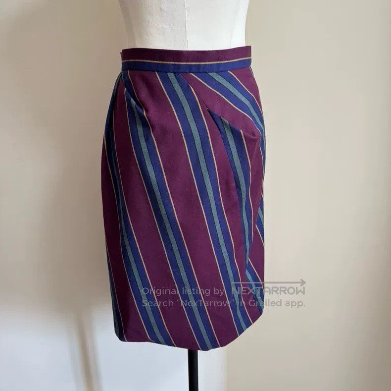 Vivienne Westwood Vivienne Westwood Striped Skirt, Asymmetrical Skirt Size 26" / US 2 / IT 38 - 3 Thumbnail