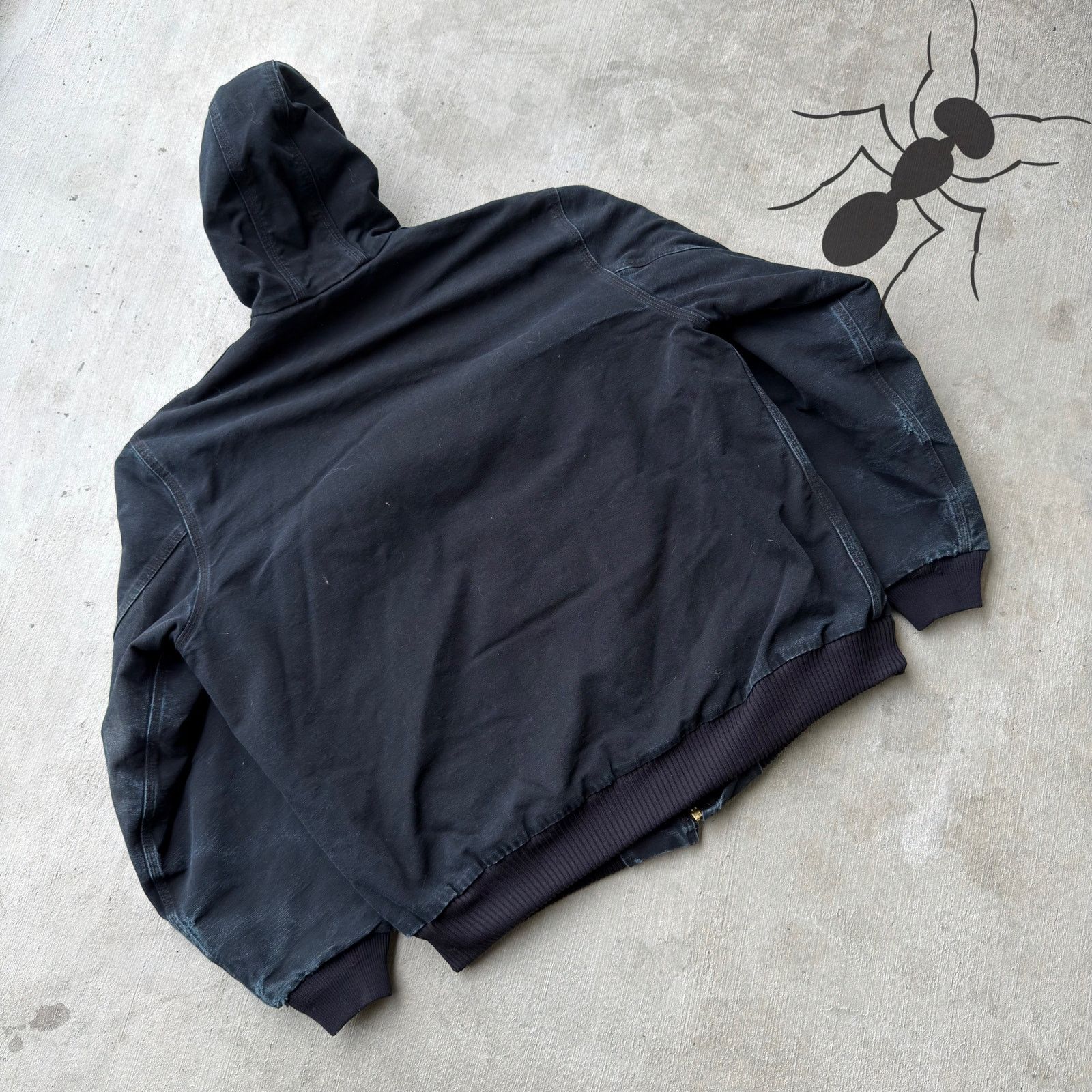 Carhartt × Vintage Carhartt J140 black hooded work wear jacket Size US XL / EU 56 / 4 - 6 Thumbnail