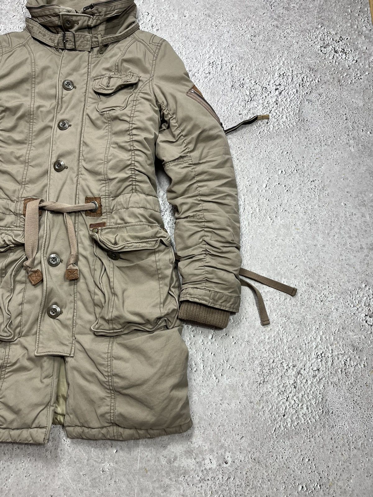 khujo Khujo Women’s Khaki Military Cargo Parka Jacket Coat Size L Size S / US 4 / IT 40 - 6 Thumbnail