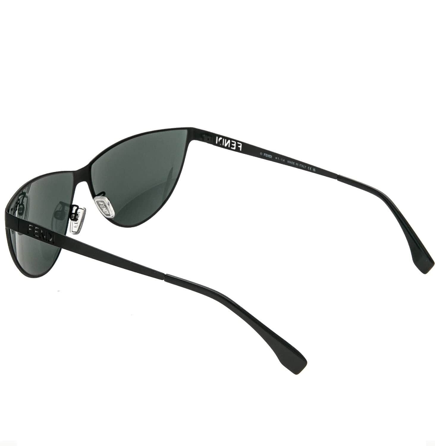 Fendi FENDI CUT OUT 40138 Matte Black Logo Wrap Mask FE40138U Size ONE SIZE - 3 Thumbnail