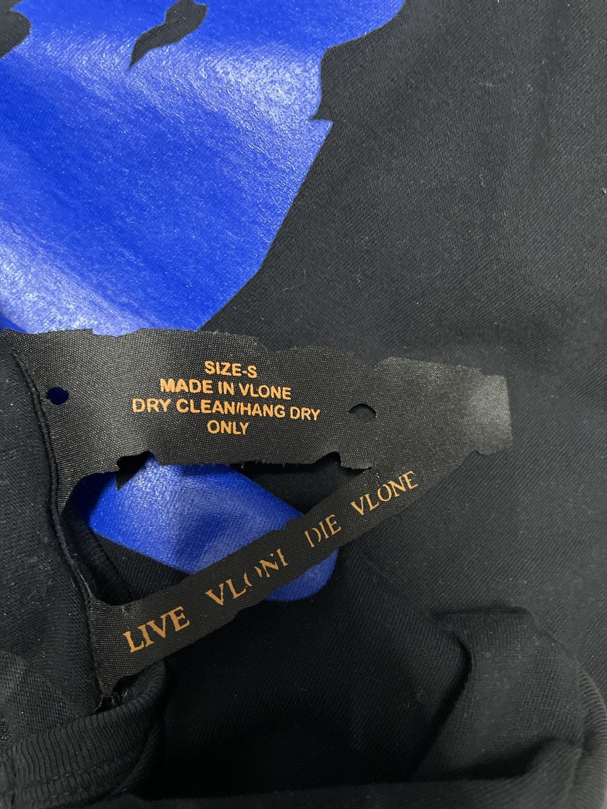 Vlone Vlone Blue Staple Tee Black (S) Size US S / EU 44-46 / 1 - 3 Thumbnail