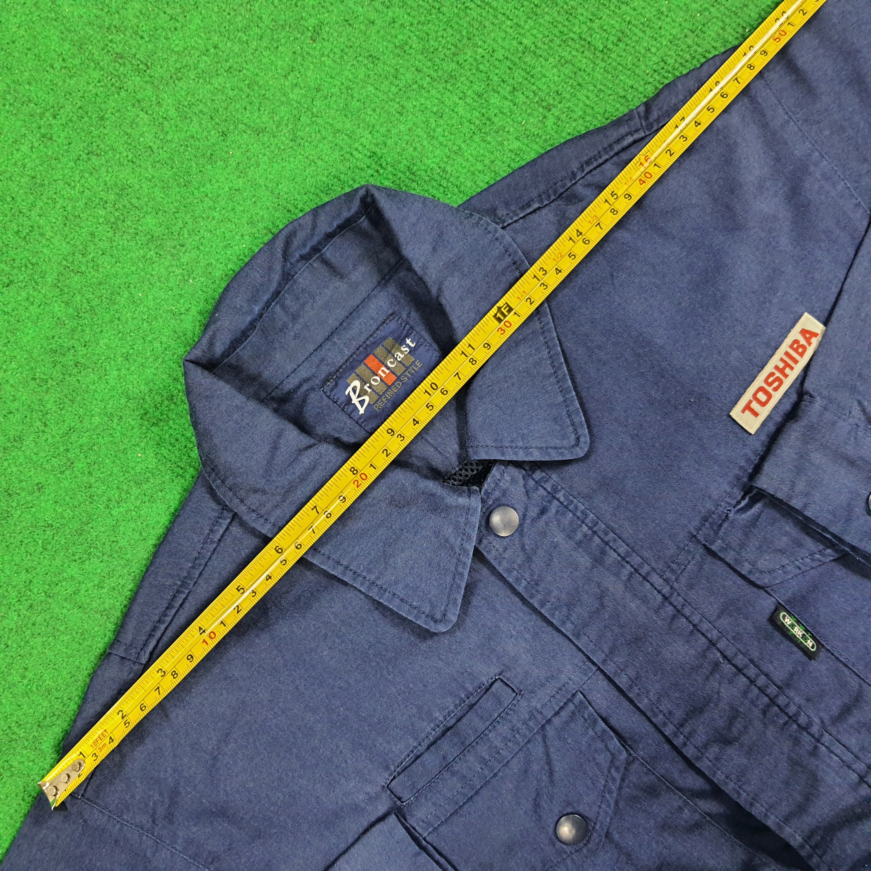 Japanese Brand × Vintage Vintage TOSHIBA Tech Brand Japanese Worker Jacket Size US M / EU 48-50 / 2 - 8 Thumbnail