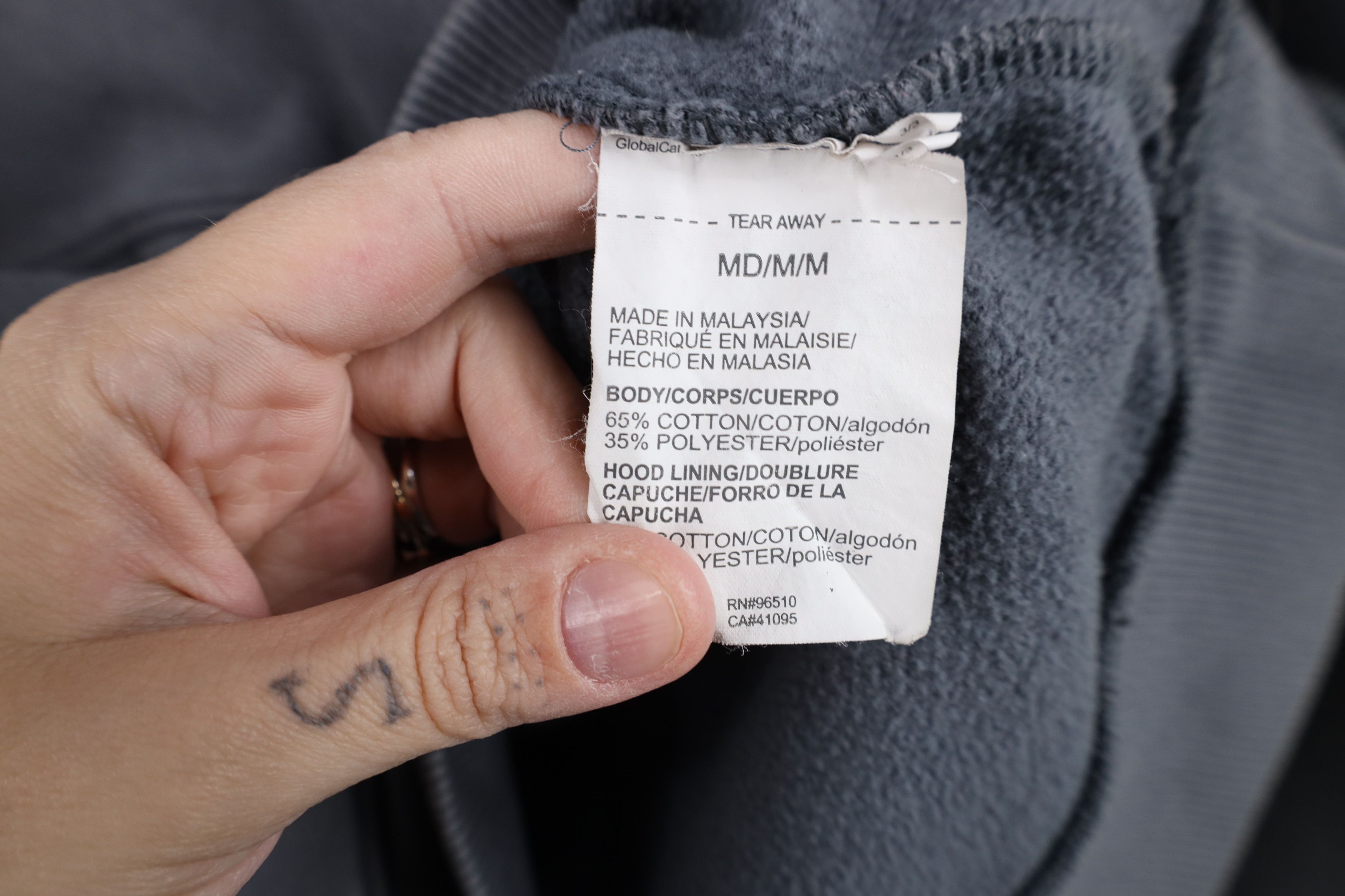 Under Armour Under Armour x Project Rock Spell Out Respect Hoodie Gray Size US M / EU 48-50 / 2 - 11 Thumbnail
