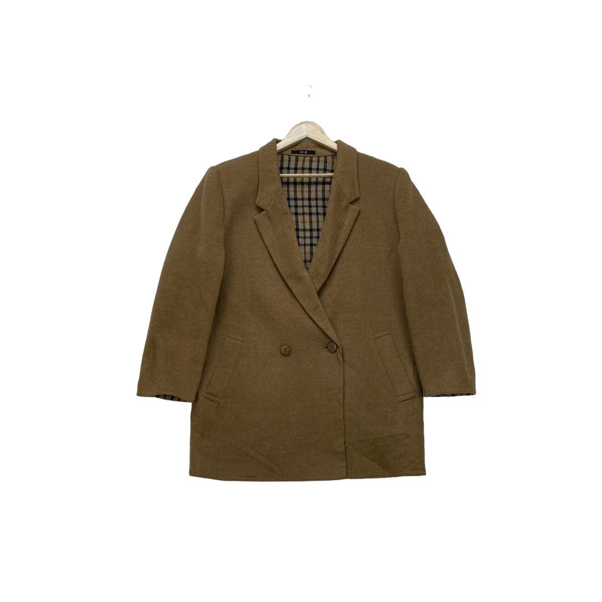 DAKS Daks London Checked Casual Double Breast Jacket Size M / US 6-8 / IT 42-44 - 1 Thumbnail