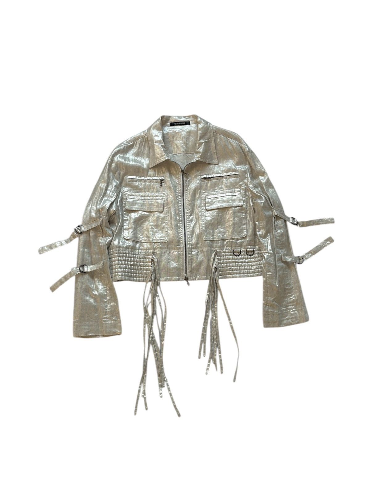 Diet Butcher Slim Skin DBSS Diet Butcher Slim Skin Metalic Western Jacket Size M / US 6-8 / IT 42-44 - 1 Thumbnail