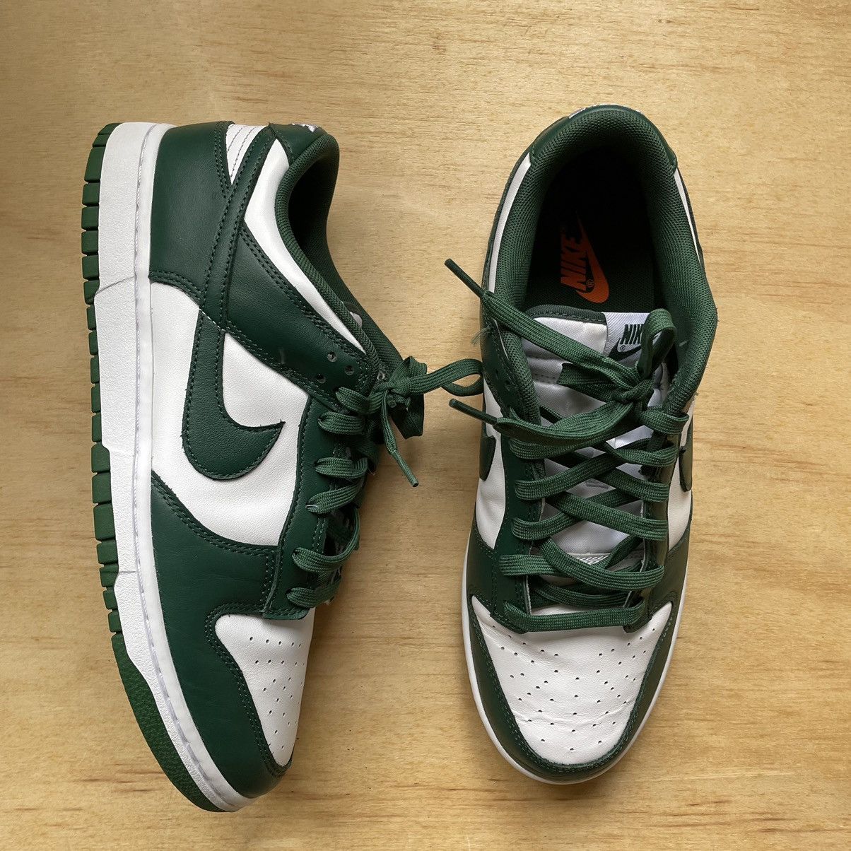 Nike Nike Dunk Low 'Michigan State' Size US 11 / EU 44 - 5 Thumbnail