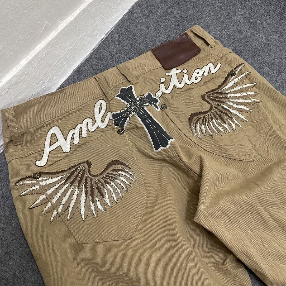 JNCO × Japanese Brand × Southpole Be ambitious Embroidery Cross Wing Ed Hardy Karakuri Style Size US 36 / EU 52 - 1 Thumbnail