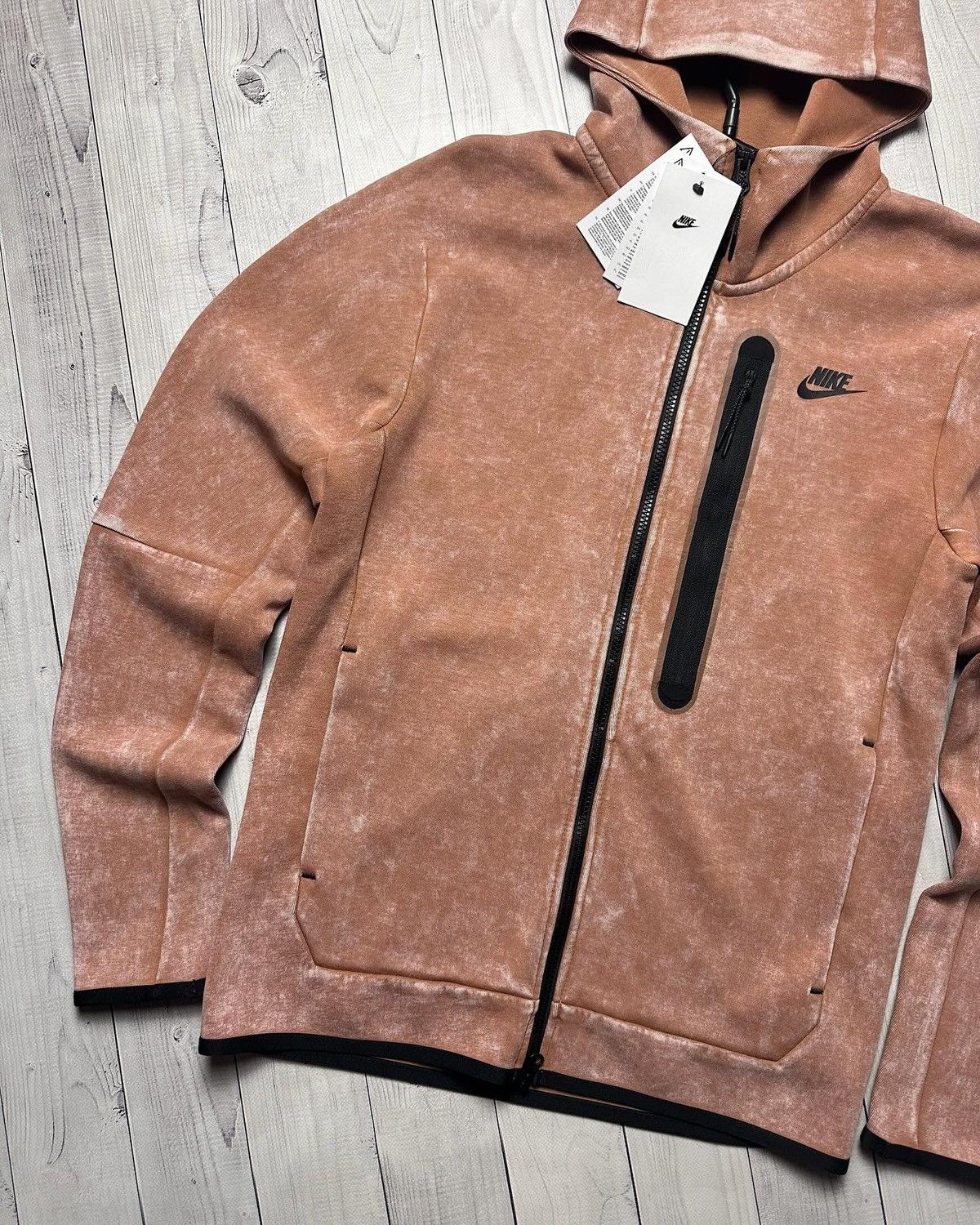 Nike Nike tech fleece zip hoodie rare washed size S Size US S / EU 44-46 / 1 - 2 Thumbnail