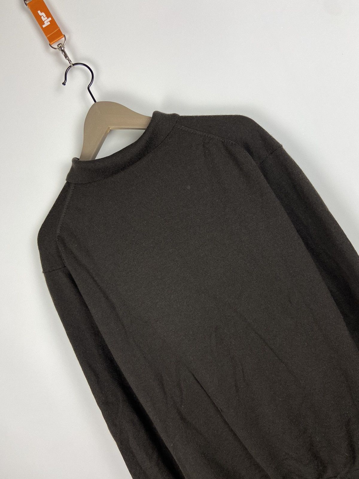 Balmain × Vintage Vintage Balmain Sweatshirt Collared Button Long Sleeve Wool Size US XL / EU 56 / 4 - 19 Thumbnail