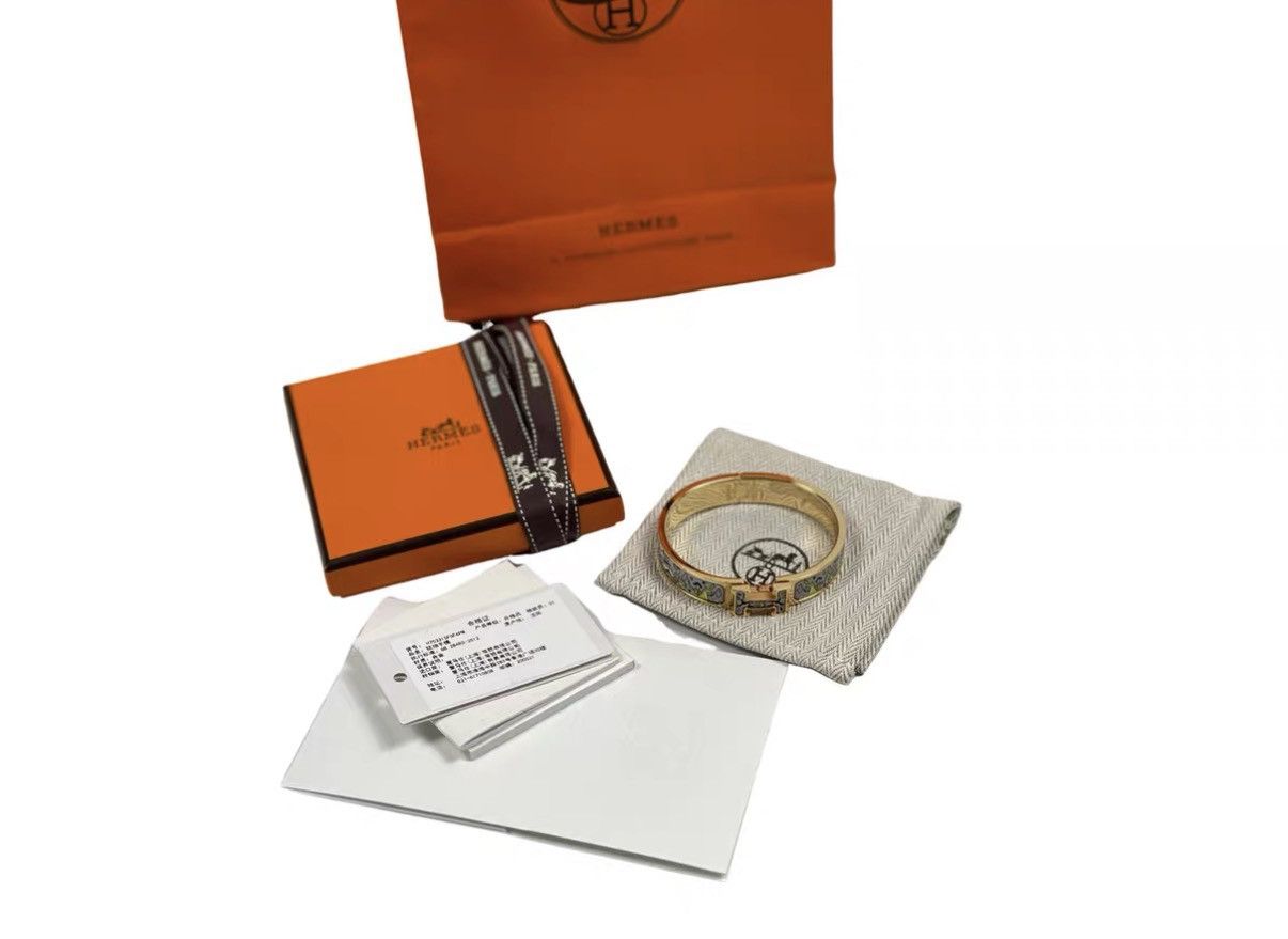 Hermes Hermès Clic H Pegasus Enamel Bracelet J31 Size ONE SIZE - 5 Thumbnail