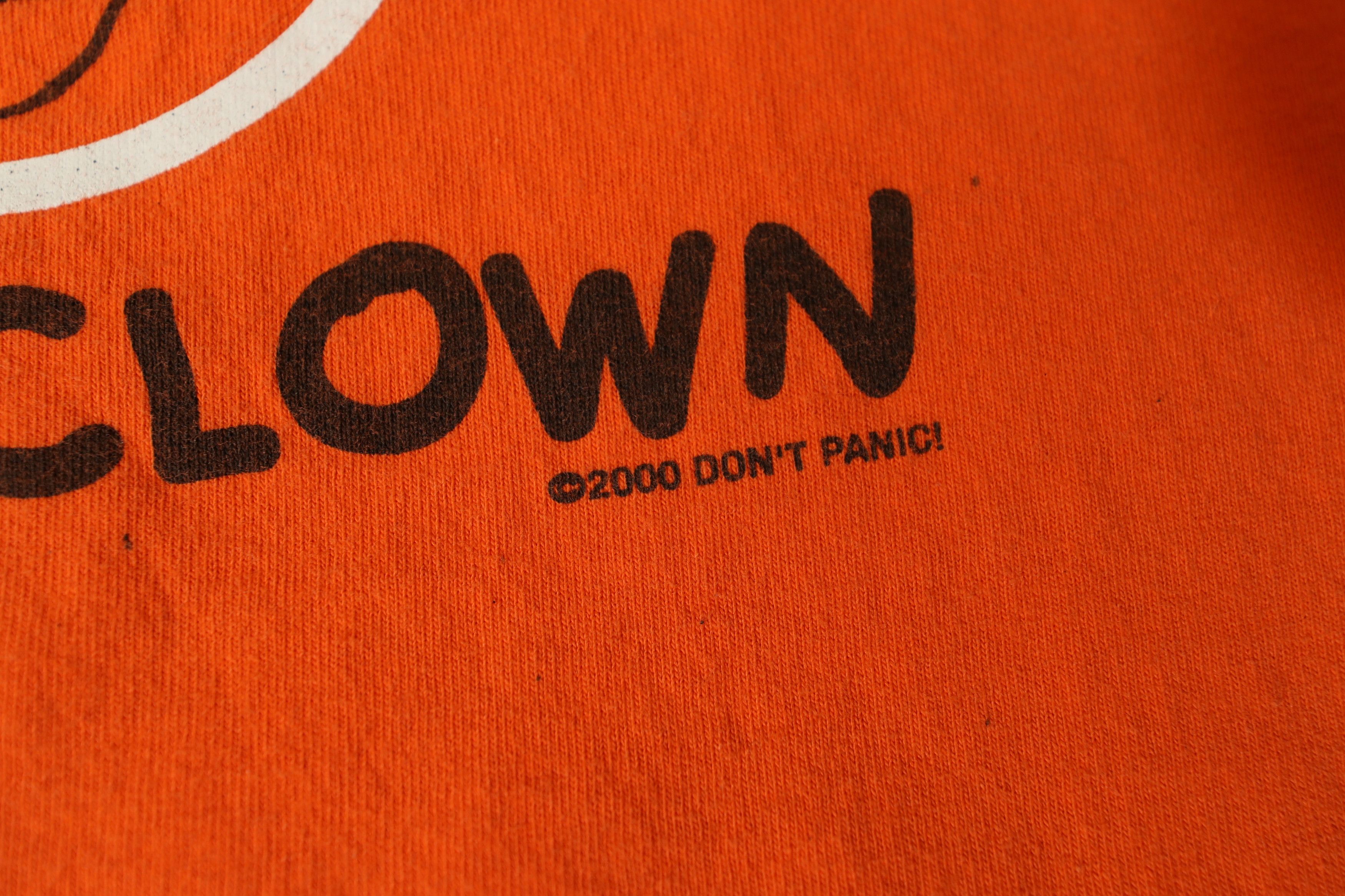 Vintage Dont Panic Class Clown 2000 Tee - (L) Size US L / EU 52-54 / 3 - 5 Thumbnail